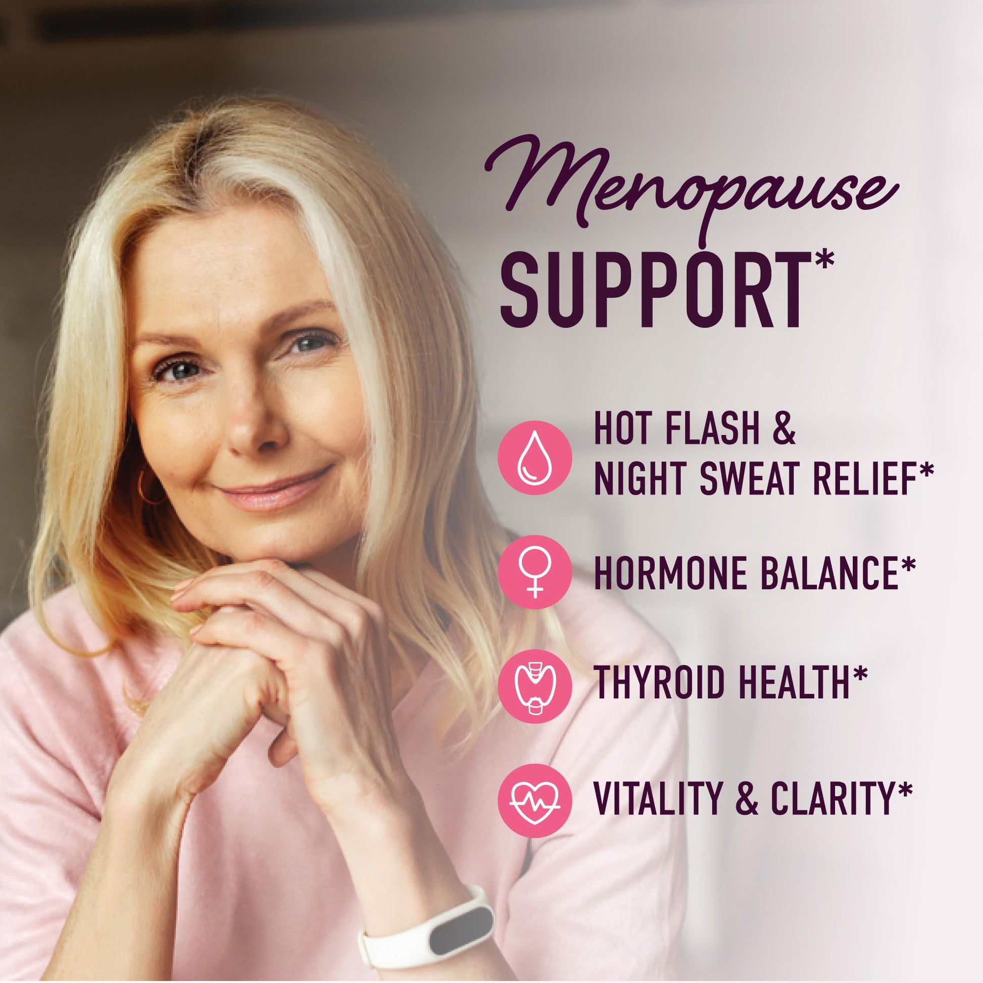 Menopause Support Gummies | Hormone Balance Relief for Hot Flashes, Night Sweats, Mood Swings, & Bloating | with Phytoestrogen Soy, Vitamin D3, PABA, Biotin | Vegetarian, Gluten-Free | 60 Count SMNutrition buy supplements canada