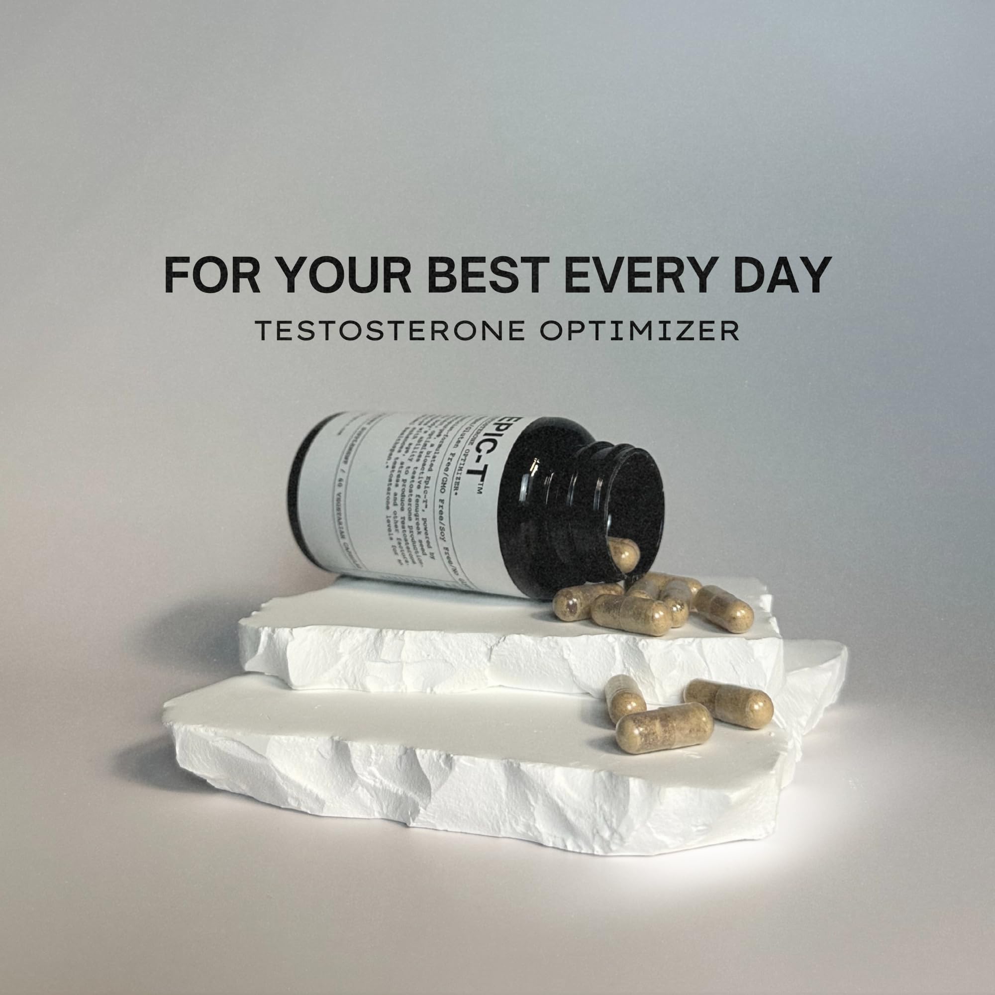 EPIC-T Testosterone Support Supplement for Men | Plant-Based Formula with Testosurge, B-Complex, B12, Zinc & Boron | Vegan, Non-GMO Daily Support EPIC buy supplements canada
