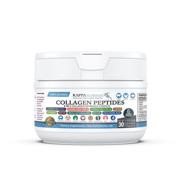 KAPPA NUTRITION Collagen Type I, II, III, 6 Billion Probiotic Acid Resistance, Hyaluronic Acid, Vitamin C, Biotin, Copper and MCT Oil, Beautiful Hair, Nails, & Skin, Collagen Peptides 9 in 1 (11.9oz) KAPPA NUTRITION buy supplements canada
