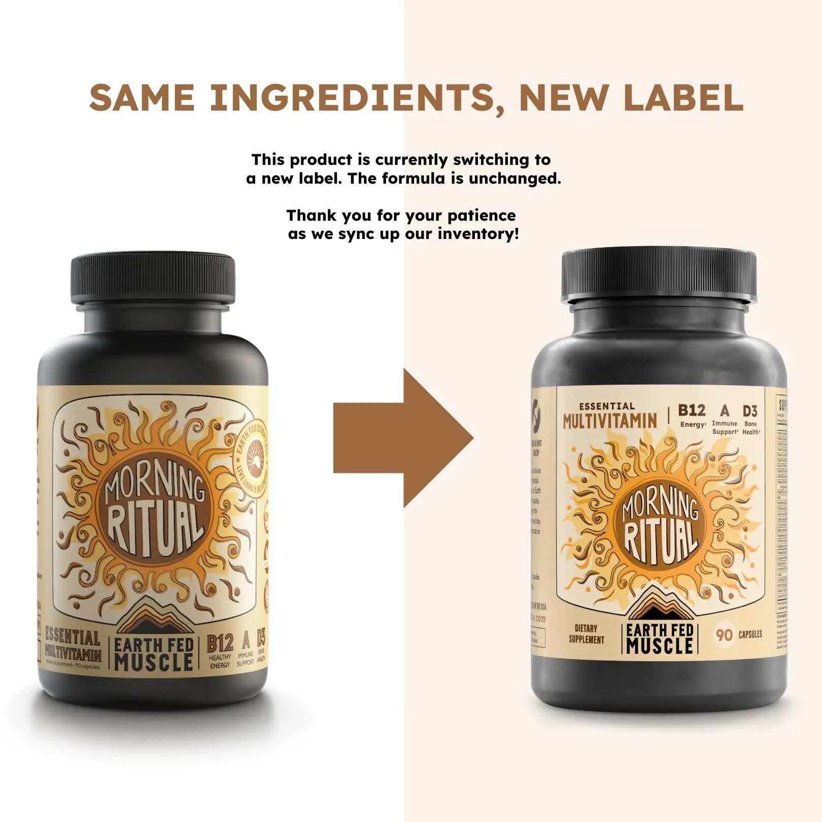 Earth Fed Muscle Morning Ritual Multivitamin for Women Supports General Health & Wellness - Multivitamin with Iron for Immune & Heart Support Earth Fed Muscle buy supplements canada