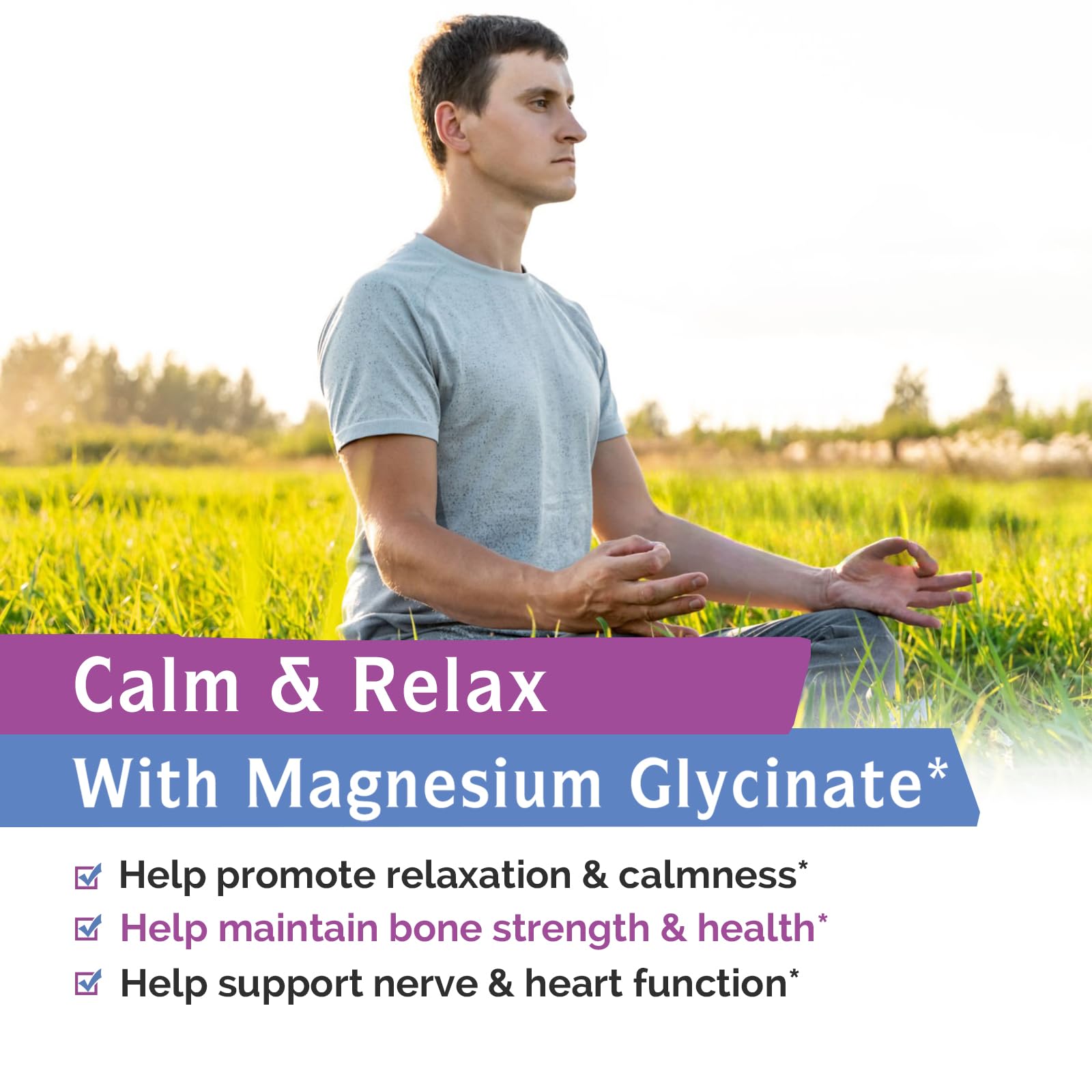 Innate Vitality Magnesium Glycinate 400mg, Non Buffered & High Absorption Magnesium Supplement for Sleep, Relaxation, Heart & Bone Health for Men & Women, Non-GMO, No Gluten, 240 Vegan Capsules Innate Vitality buy supplements canada
