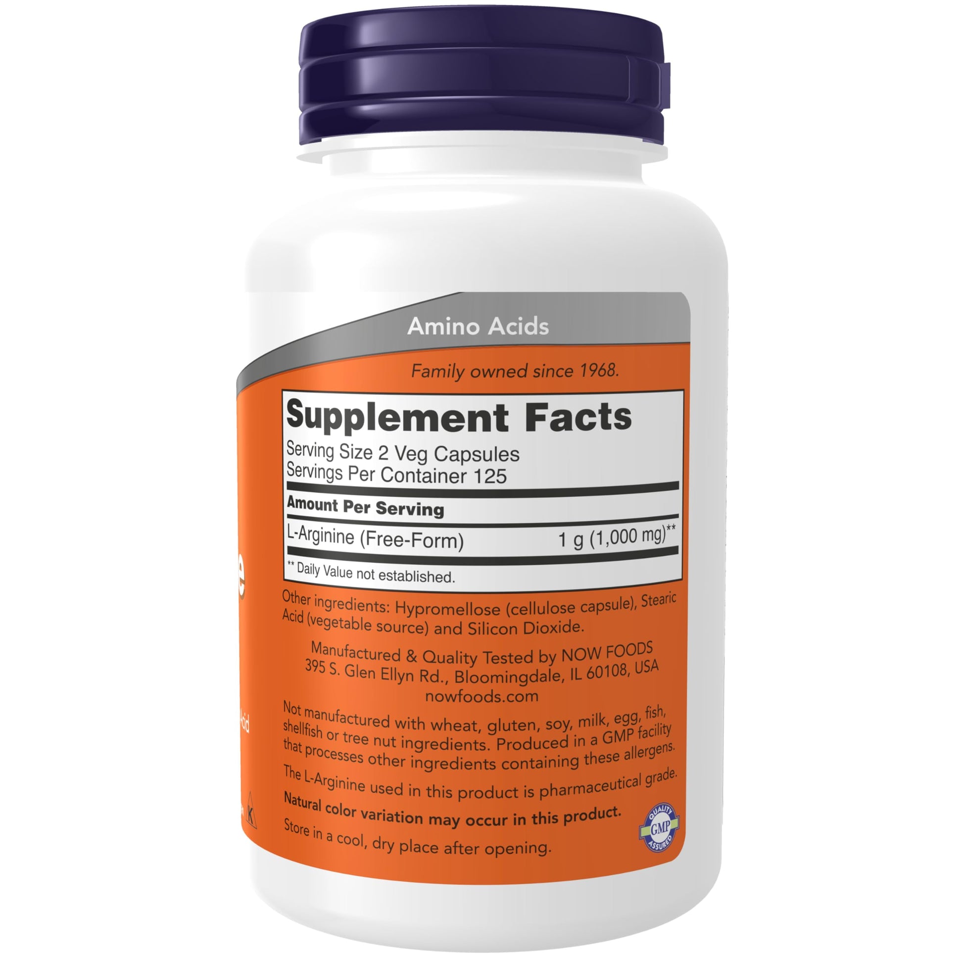 NOW Foods Supplements, L-Arginine 500 mg, Nitric Oxide Precursor*, Amino Acid, 250 Veg Capsules NOW Foods buy supplements canada