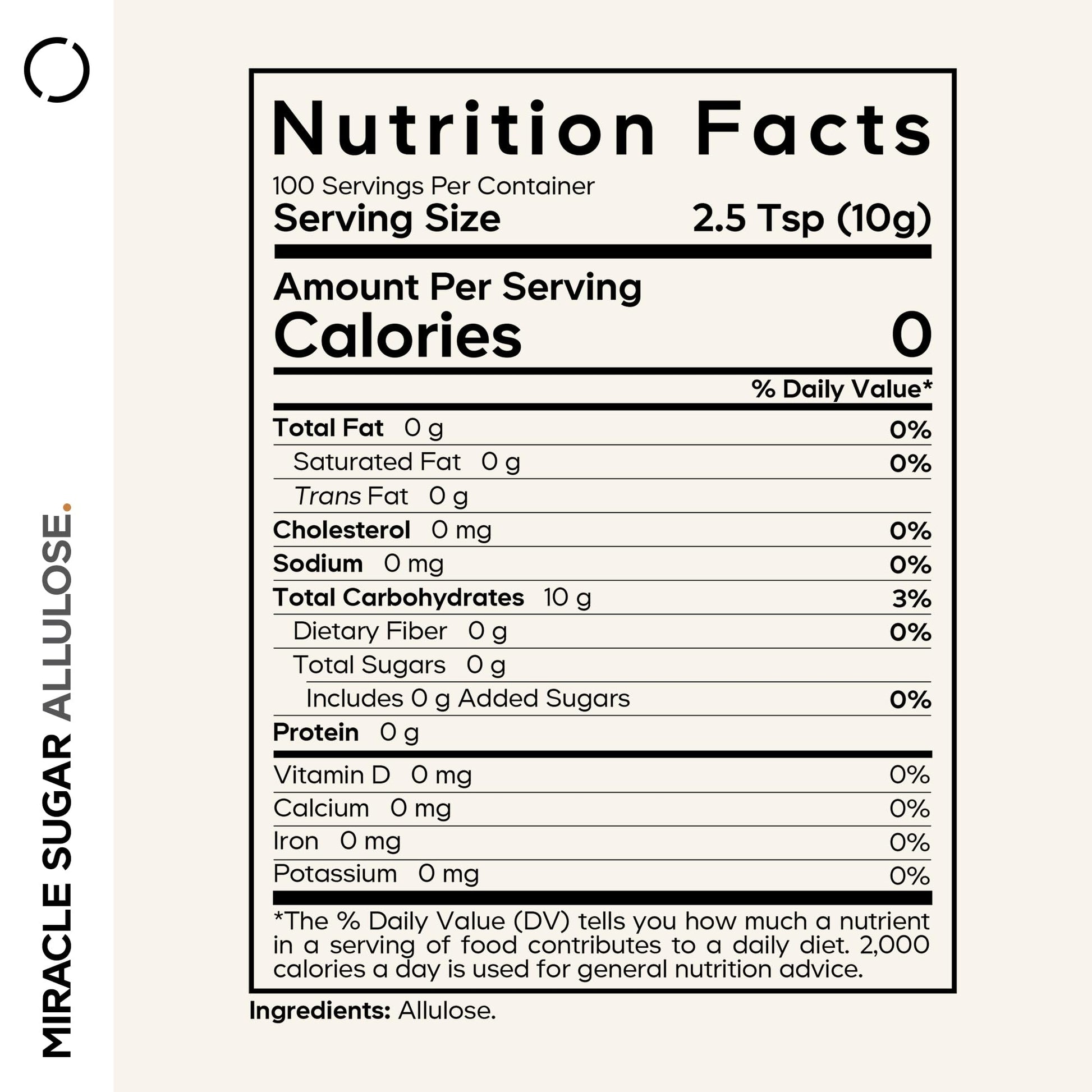 Codeage Miracle Sugar Allulose Powder - All-purpose Zero Calorie Allulose Sweetener, +3 Month Supply - 0 Net-Carbs - Rare Sugar Alternative to Stevia, Aspartame & Liquid - Non-GMO - 35.27 Oz Codeage buy supplements canada