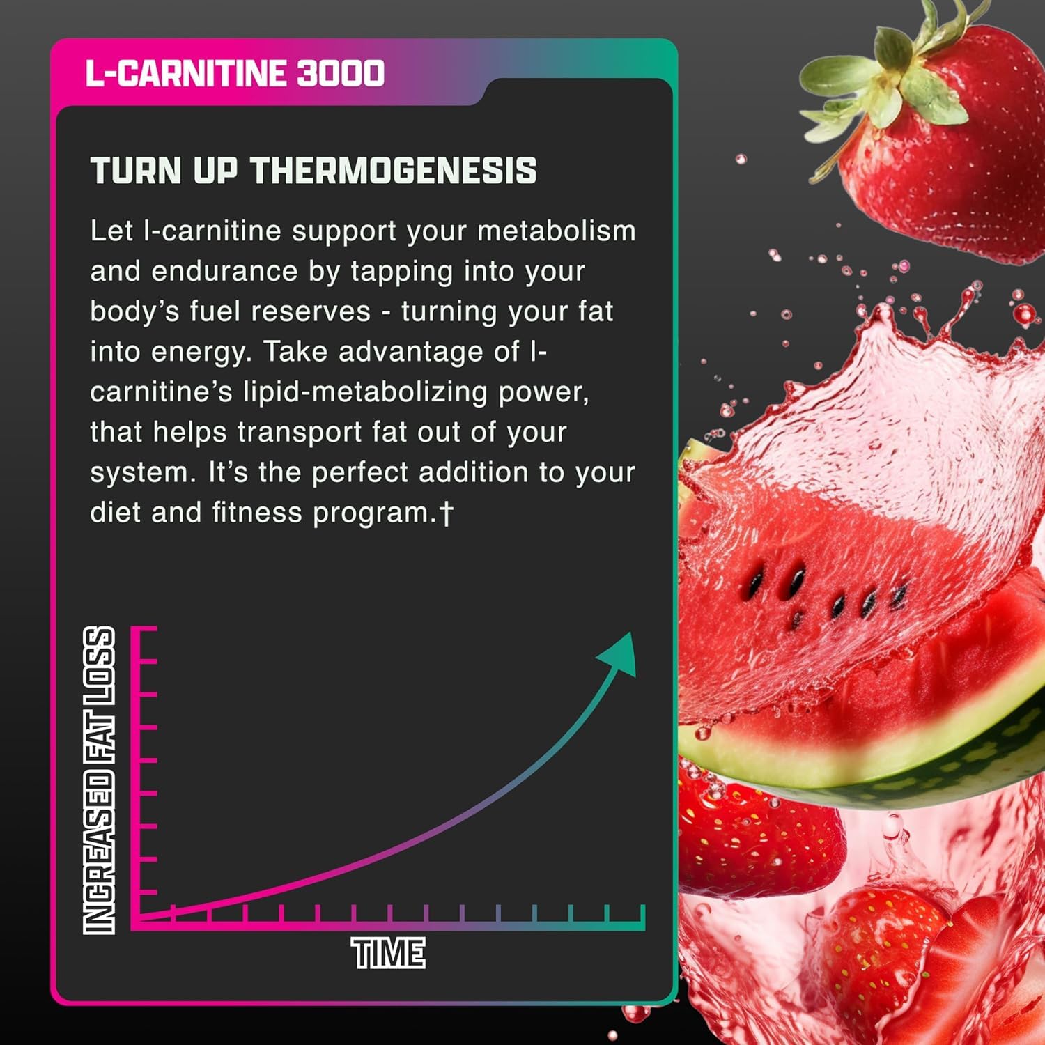 Nutrex Research L Carnitine 3000 - Clinically Dosed L-Carnitine Liquid for Energy, Metabolism & Muscle Recovery - Delicious Strawberry Watermelon - No Sugar, No Carbs Nutrex Research buy supplements canada