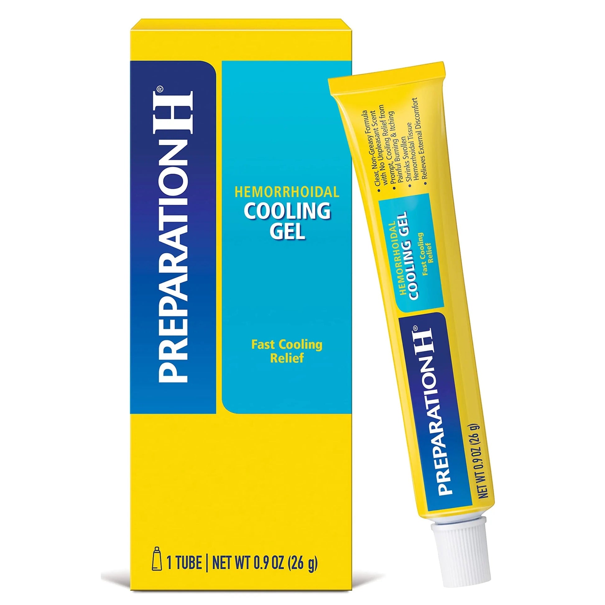 Preparation H Hemorrhoid Cooling Gel with Aloe for Fast Discomfort Relief - 0.9 Oz Tube Preparation H buy supplements canada