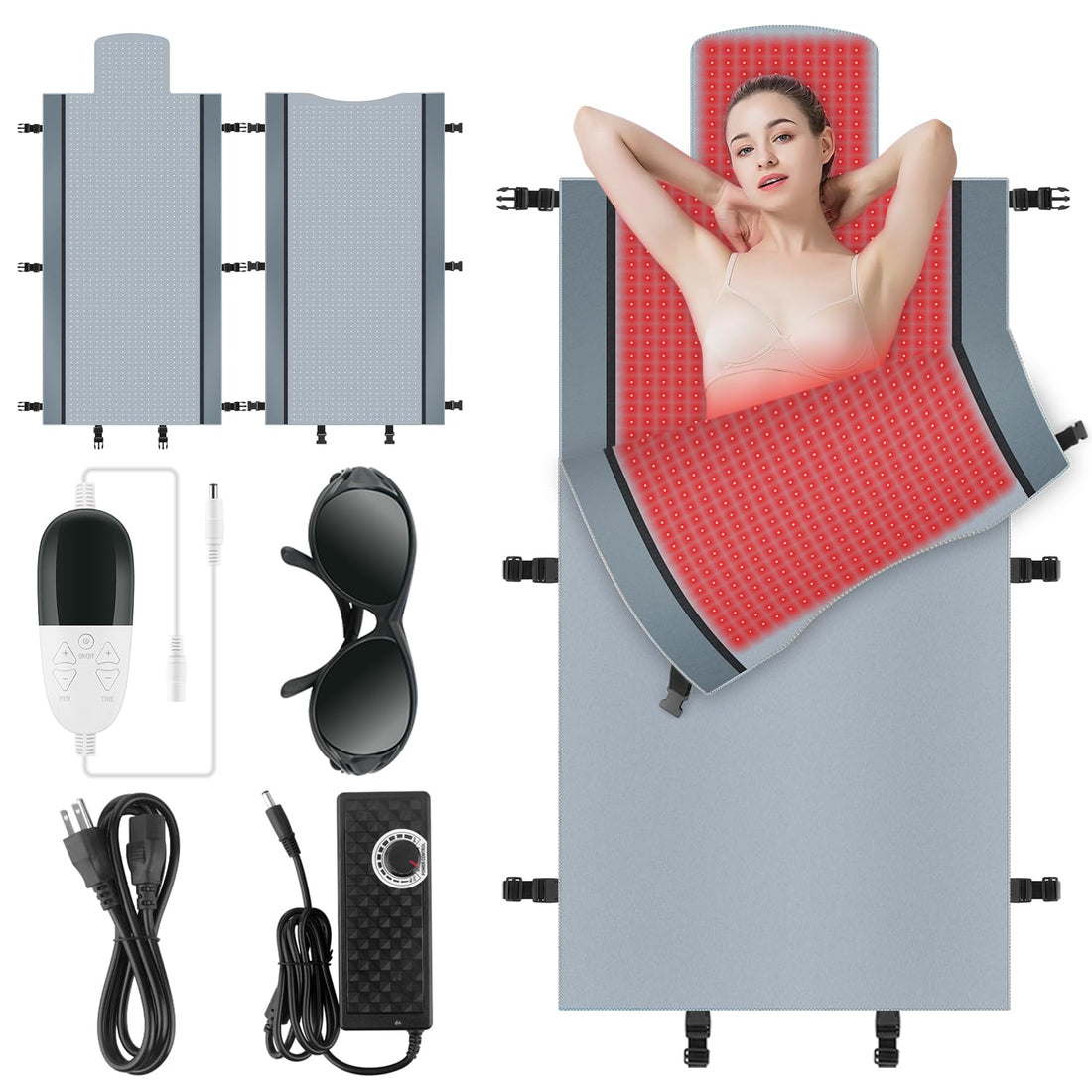Red Light Therapy for Body - Full Body Red Light Therapy Mat, 71.0x33.30in, 2570Pcs 660nm Kaoudt buy supplements canada