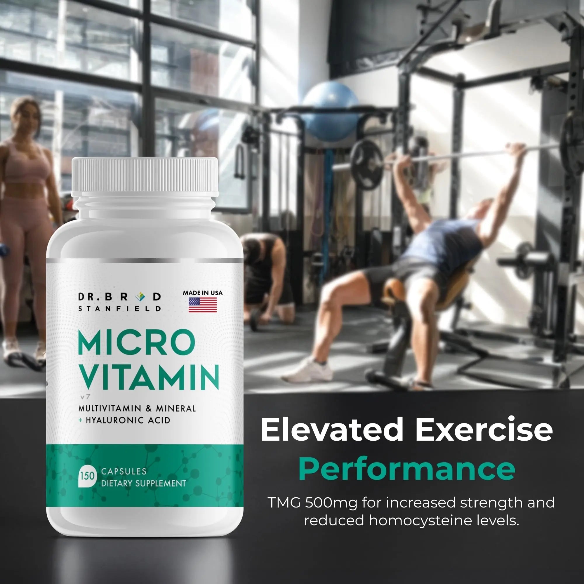 Dr Brad Stanfield Daily Low Dose MultiVitamin & Mineral for Men & Women to Support Cognitive Performance & Memory + Hyaluronic Acid for Skin Health Dr Brad Stanfield buy supplements canada