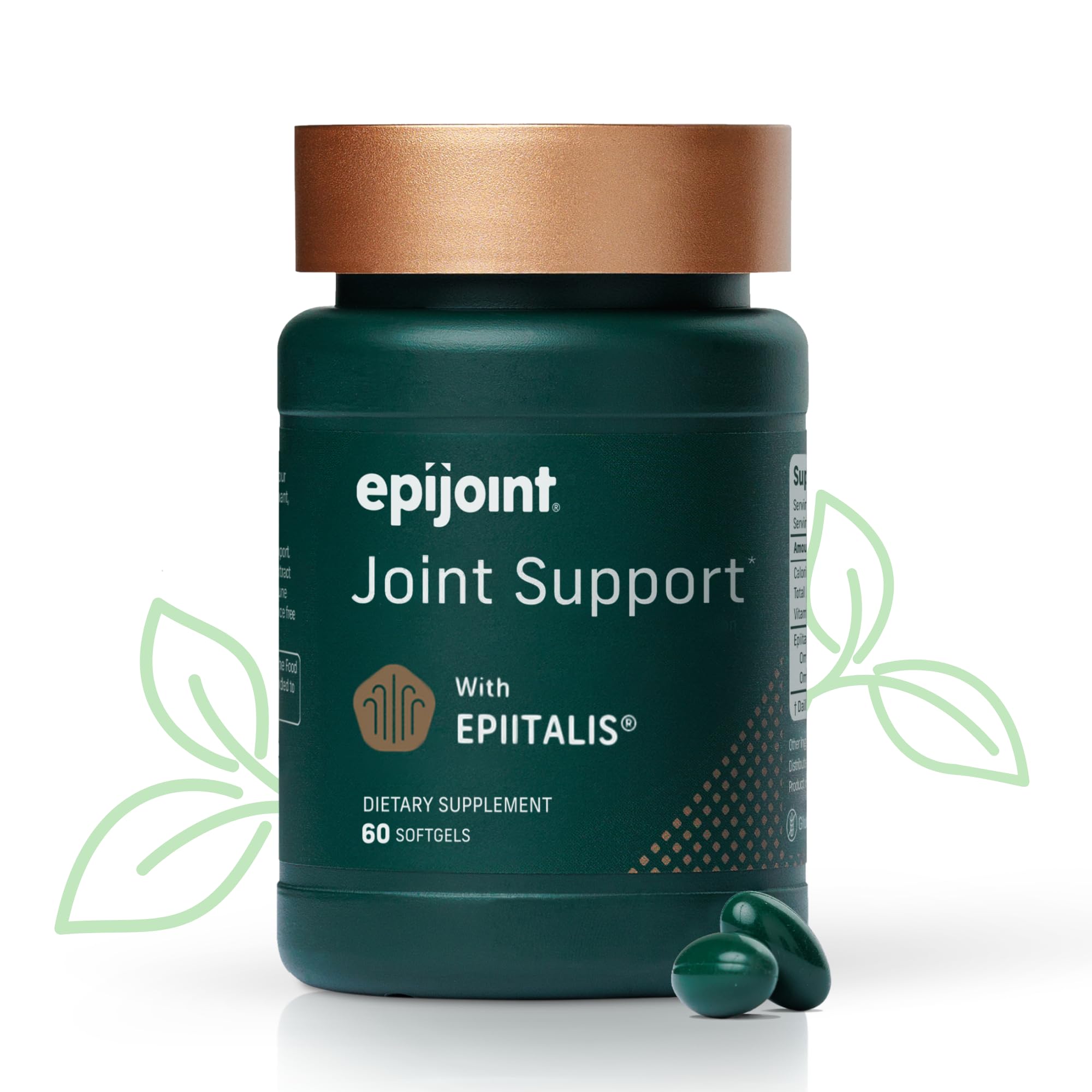 EPIJOINT Joint Support – Supports Mobility & Osteoarthritis – May Help Reduce Inflammation with Patented Epiitalis – 60 Capsules EPIJOINT buy supplements canada