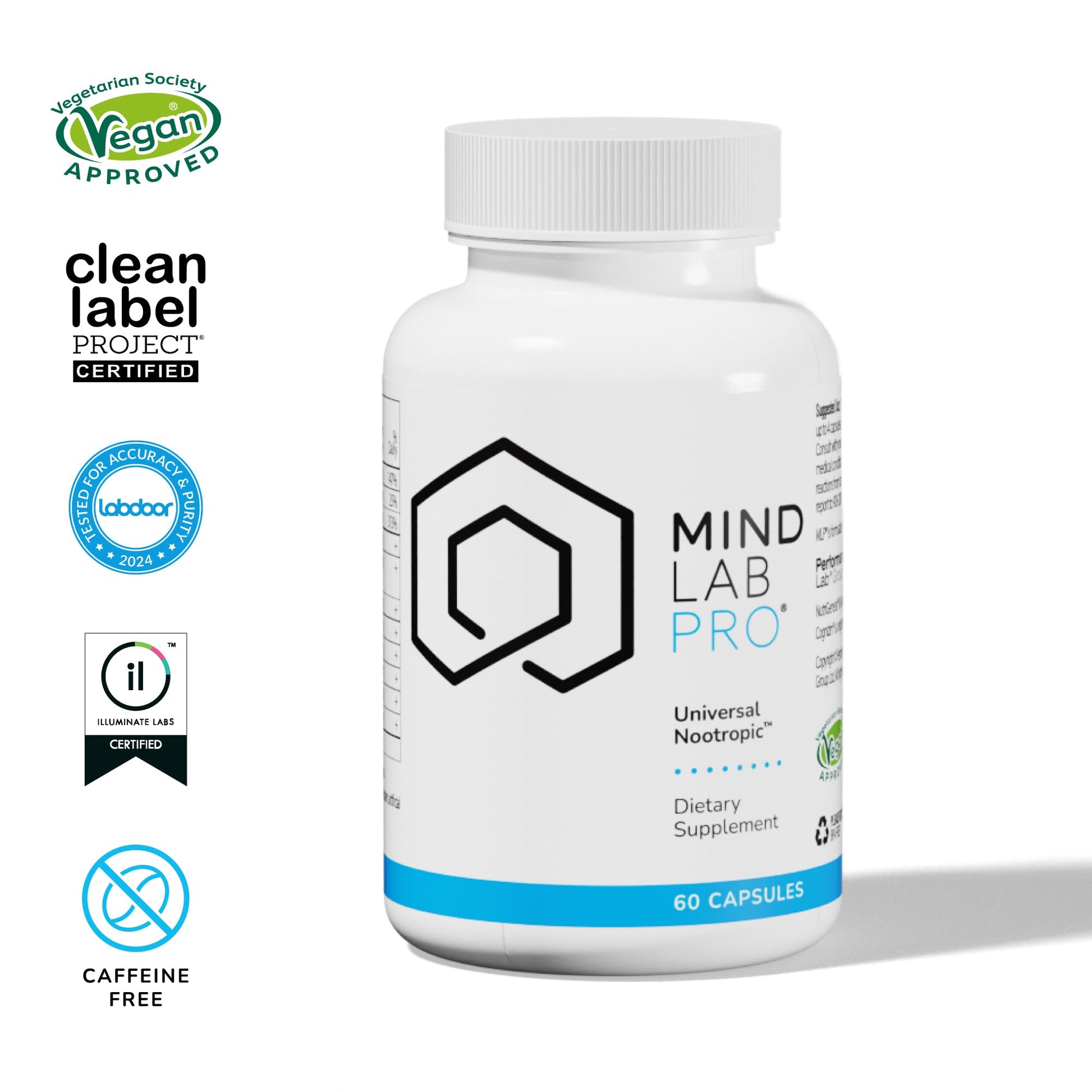 Mind Lab Pro® MLP® v4 Universal  Booster Supplement for Focus, Memory, Clarity, Energy - 60-Count - Plant-Based, Naturally Sourced Memory Vitamins Mind Lab Pro buy supplements canada