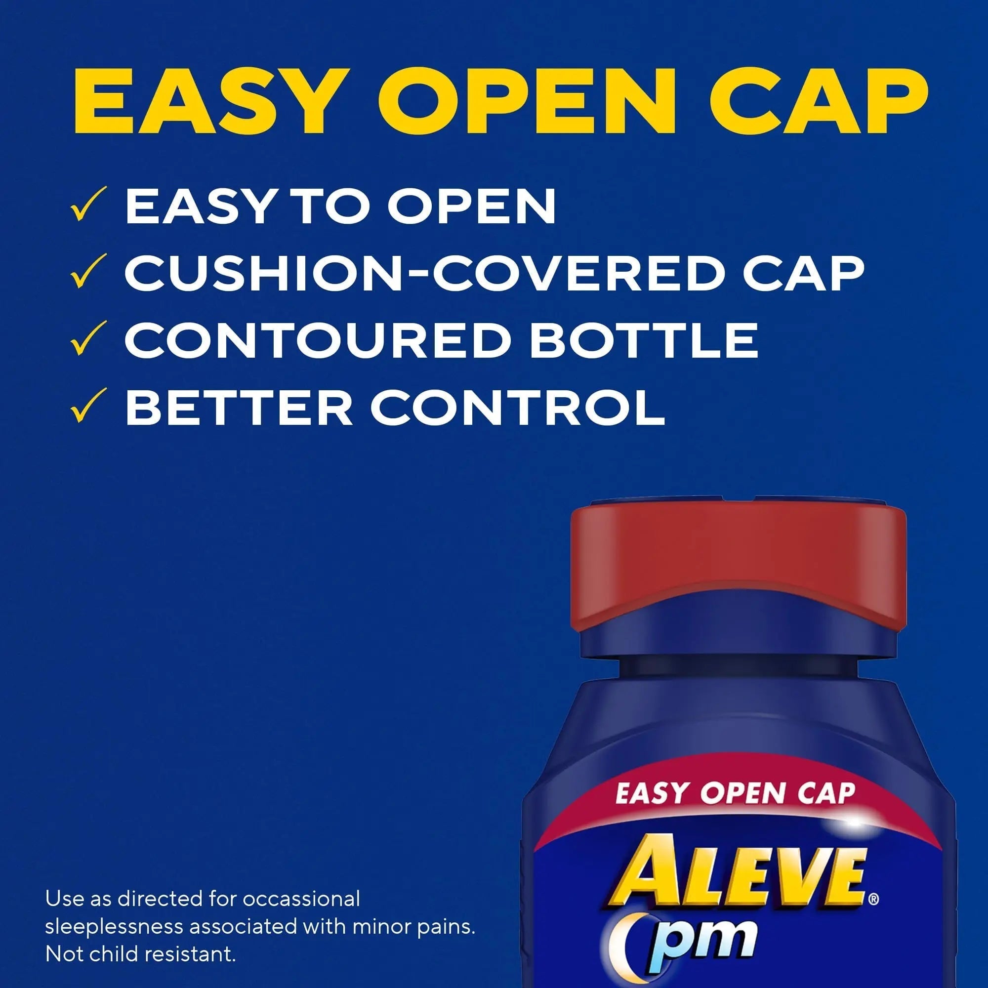 Aleve PM Sleep Aid Plus Pain Reliever Caplets, Naproxen Sodium & Diphenhydramine HCl, Nighttime, 120 Count Aleve buy supplements canada