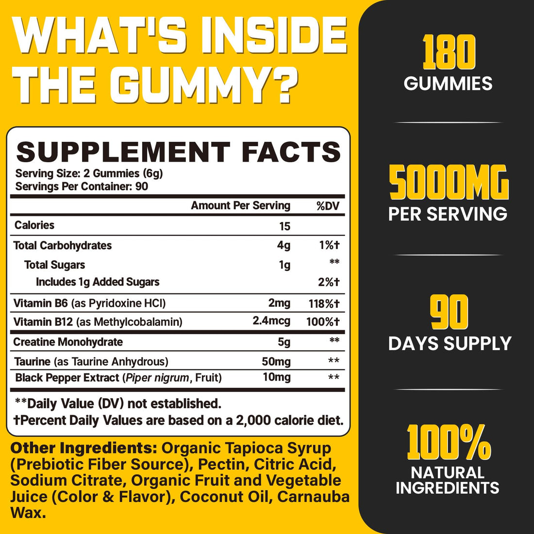 (180 Count) Creatine Monohydrate Gummies for Men & Women - Creatine Pre Workout Gummies for Muscle Builder, Muscle Strength, Recovery, Endurance, Energy, Moursope buy supplements canada