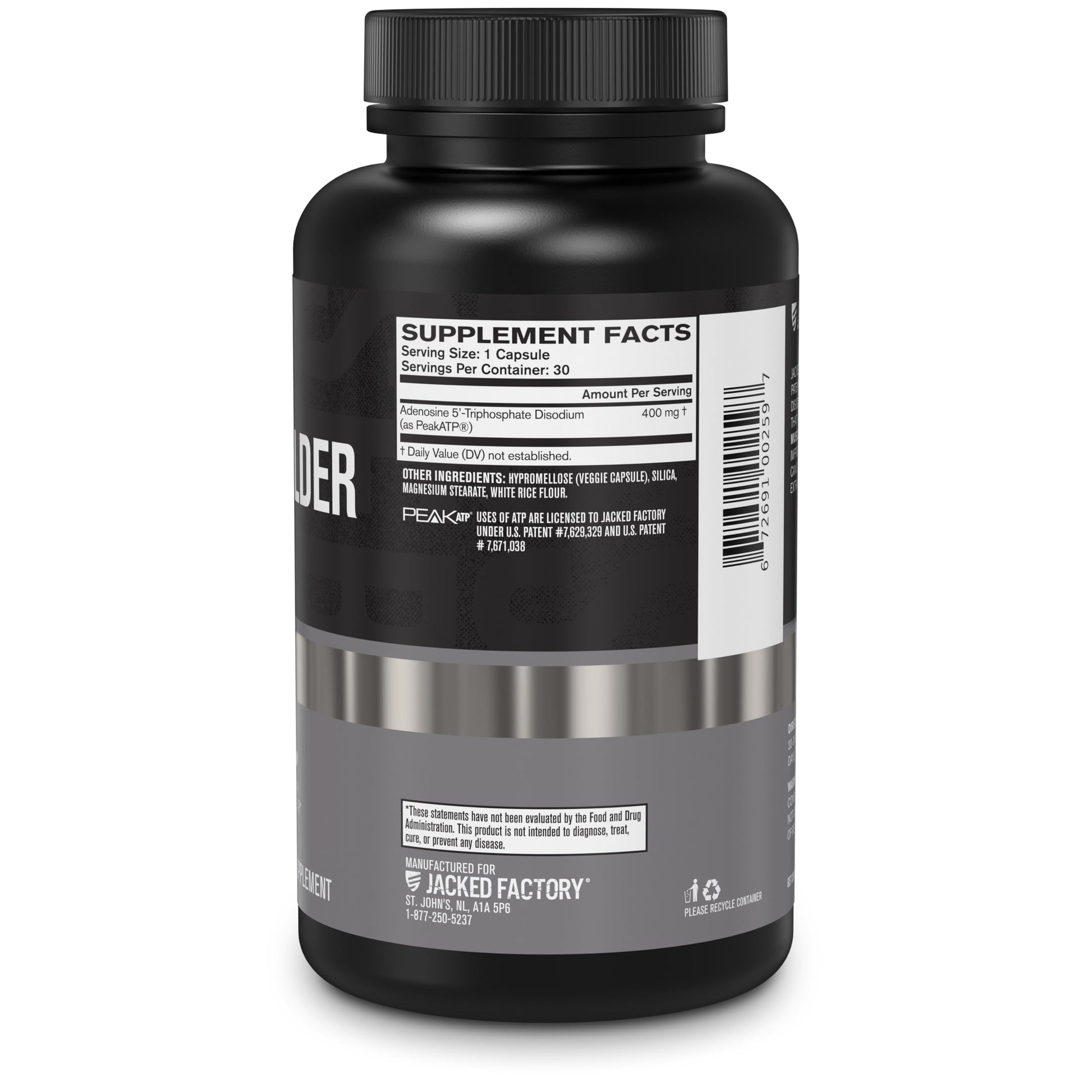 Jacked Factory Essentials Muscle Builder - ATP Muscle Builder for Men with Peak ATP to Support Muscle Gain, Enhance Athletic Performance, & Increase Strength - 30 Capsules Jacked Factory buy supplements canada