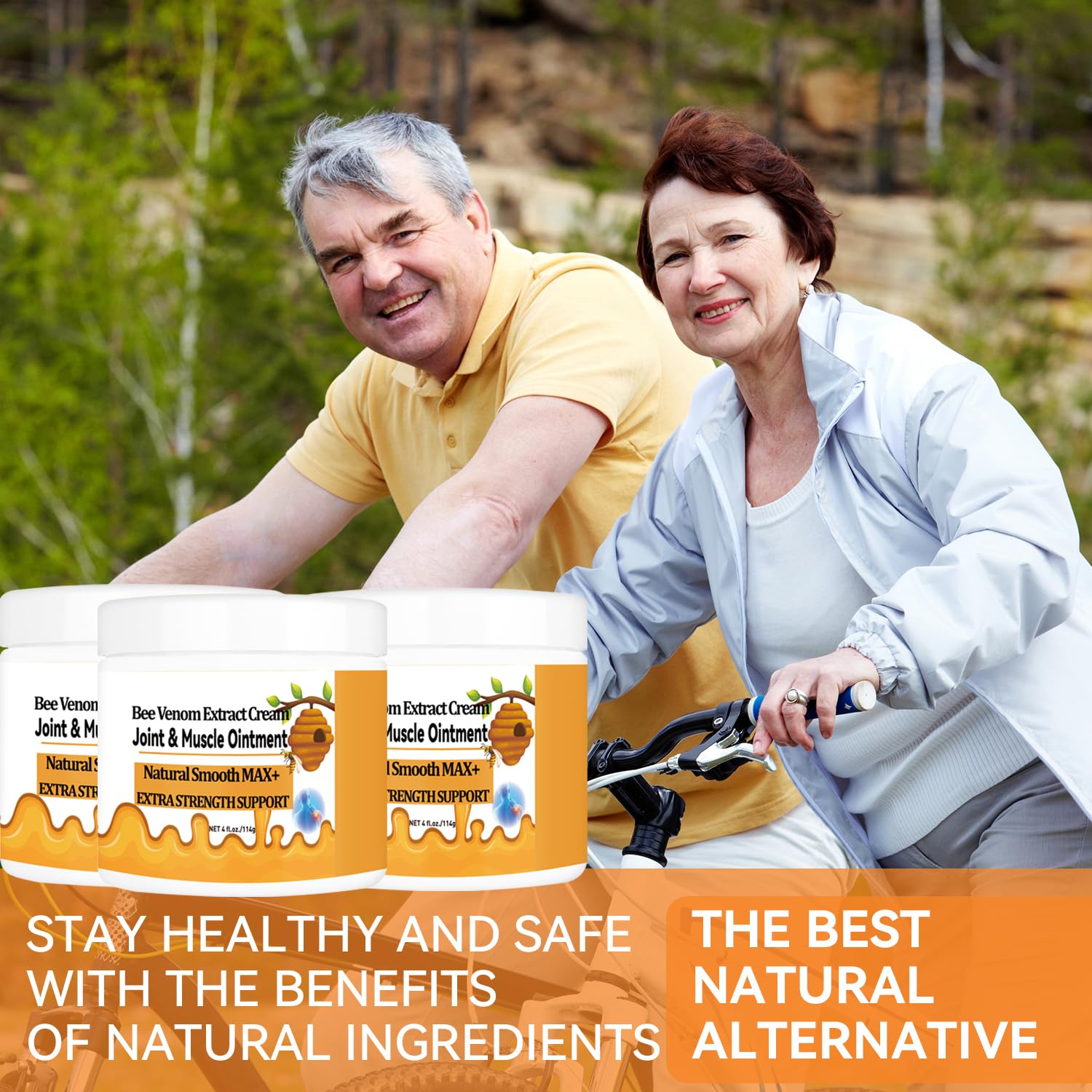 WONDROUSZ Bee Venom Joint Cream, Extra Strength Muscle & Bone Soothing Ointment, for Shoulder, Back, Neck, Hands, Feet, Leg, Knees, Ankle, Arthritis, Meniscus, for Adults, Seniors WONDROUSZ buy supplements canada