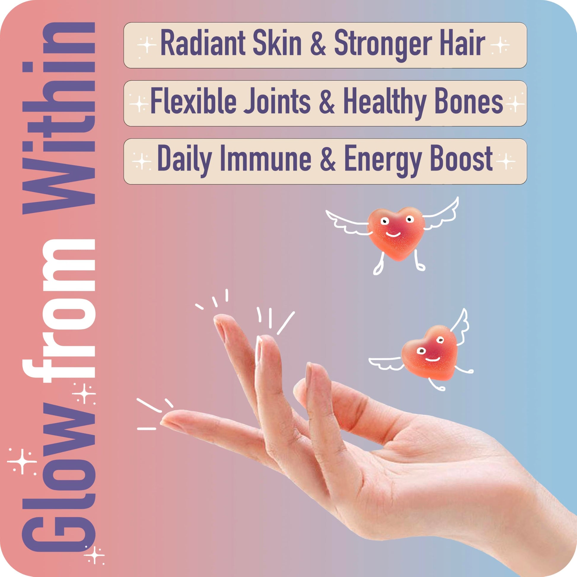 Collagen Peptides Gummies for Women – Biotin, Zinc, Vitamin D3 – 120 Count – Hydrolyzed Collagen Gummy Complex – Hair, Skin & Nails Support – Sugar-Free, Halal, Lactose-Free, Strawberry Cream Flavor ad hoc buy supplements canada