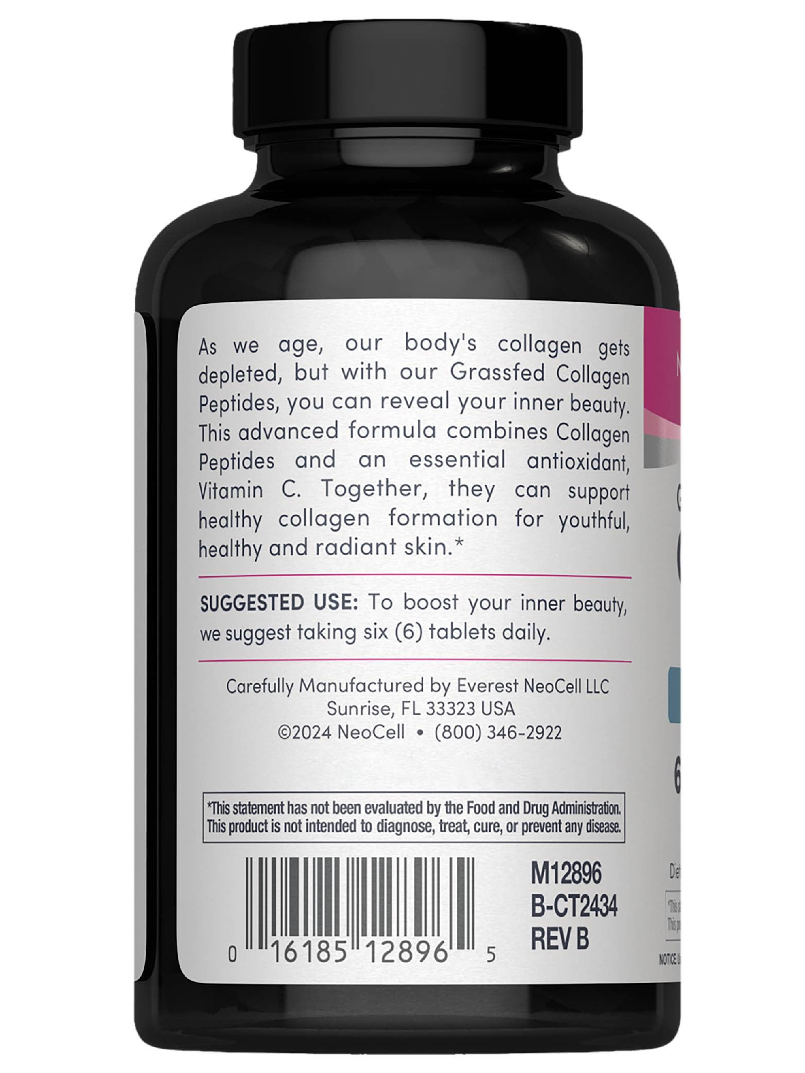NeoCell Collagen Peptides | 250 Tablets | with Vitamin C | Grassfed Supplement | Hair, Skin, & Nails | for Women and Men NeoCell buy supplements canada