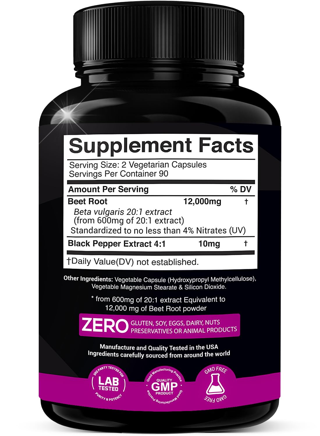 Beet Root Extract Capsules - 12000mg 20x Concentrated Beet Root Capsules Supplement X Gold Health buy supplements canada