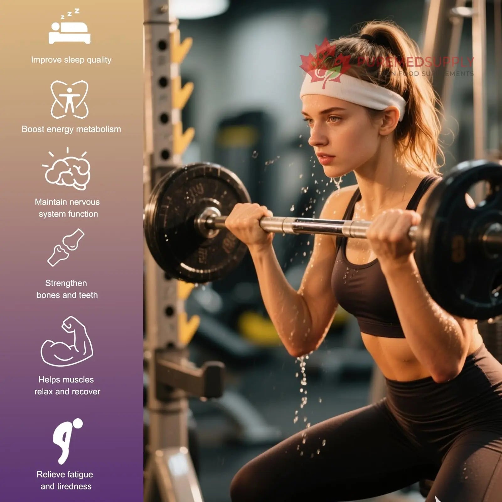 12-in-1 Magnesium Complex for Women Men: Magnesium Glycinate 700mg with Citrate, Malate Taurate Chelated Forms - High Absorption Magnesium Supplement for Relaxation Muscle Heart - 120 Vegan Capsules CIYOJA buy supplements canada