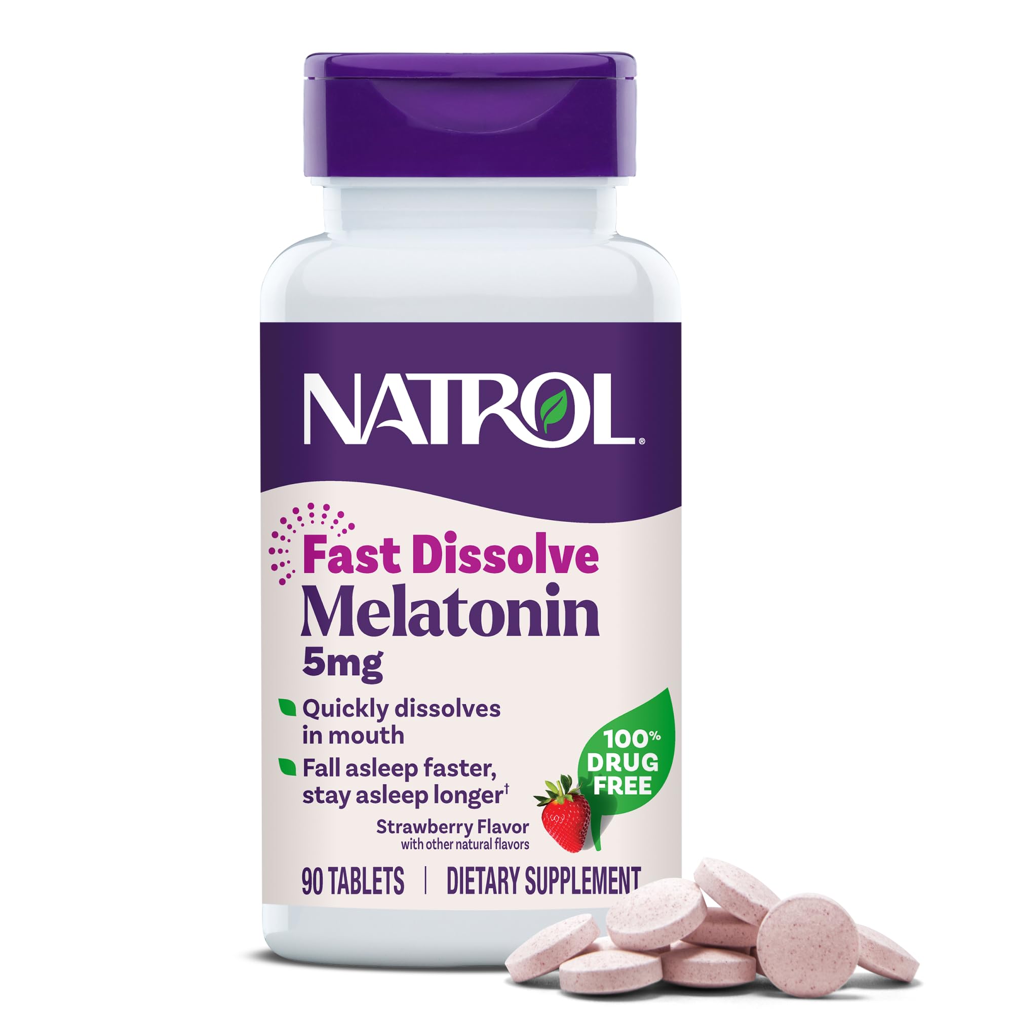 Natrol 5mg Fast Dissolve Tablets Melatonin Strawberry Flavor Natrol buy supplements canada
