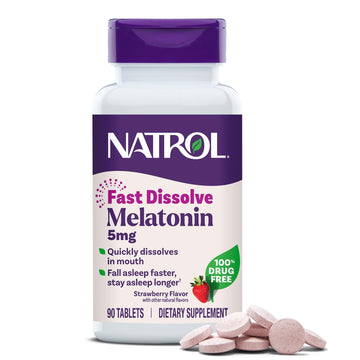 Natrol 5mg Fast Dissolve Tablets Melatonin Strawberry Flavor Natrol buy supplements canada