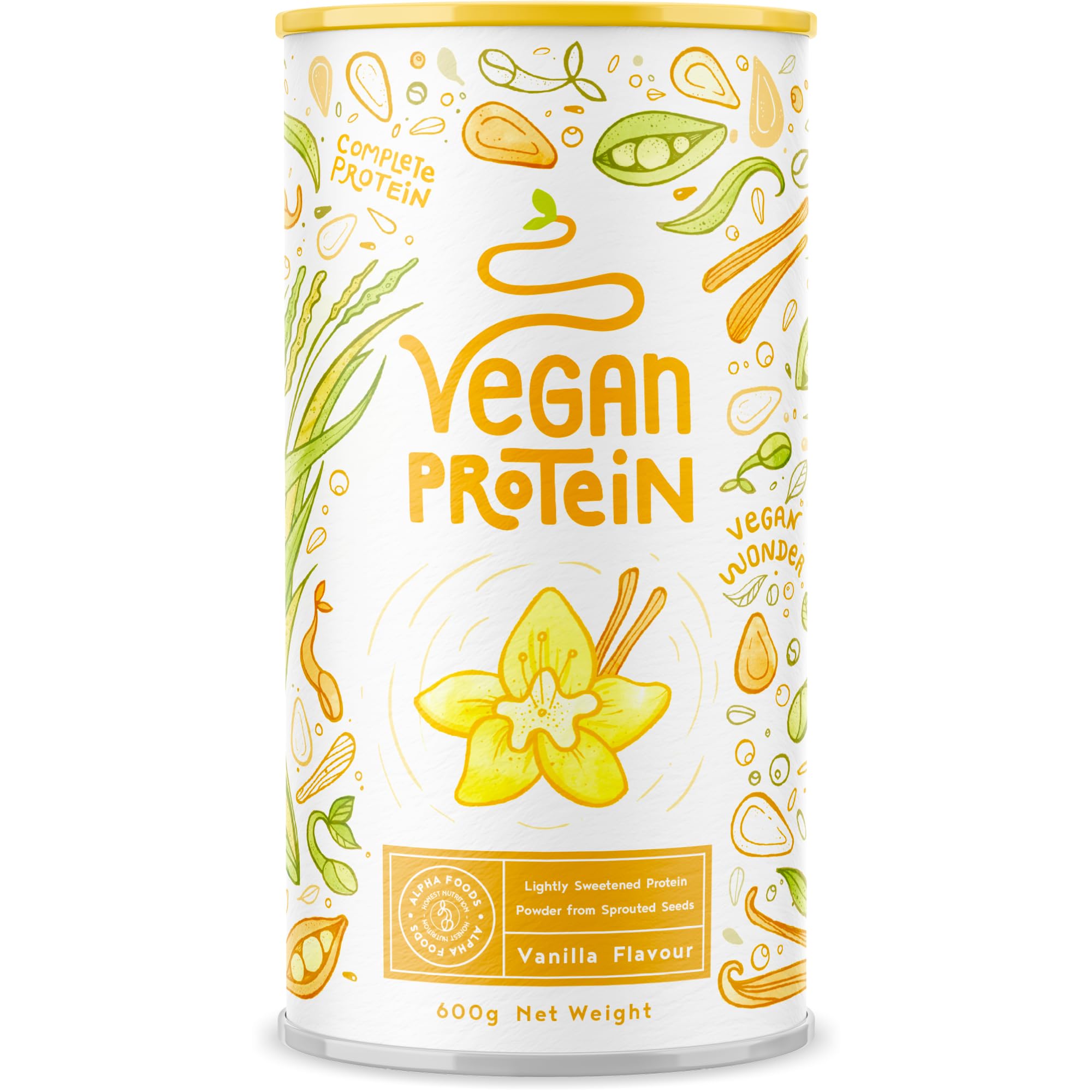 Vegan Protein Powder - Muscle Building Powder with Amino Acids - Plant Based Protein Shake Alpha Foods buy supplements canada