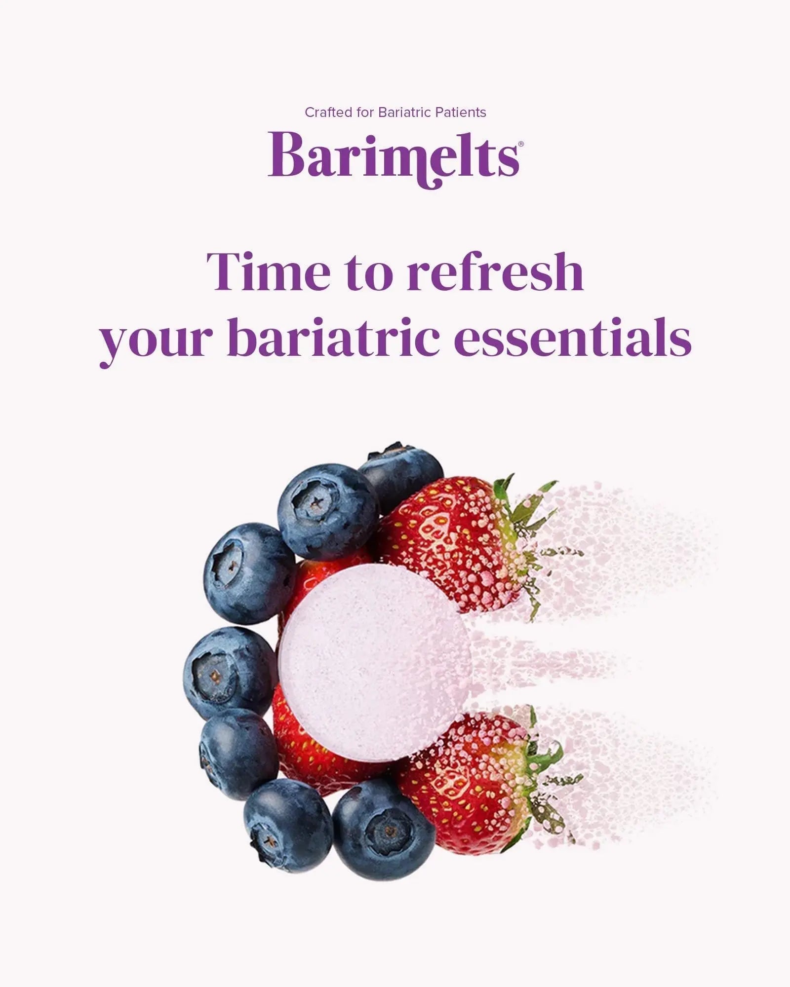 BariMelts Multivitamin, 60 Fast-Dissolving Tablets (1-Month Supply), Sugar-Free Bariatric Multivitamin for Women, Natural Fruit Flavor BariMelts buy supplements canada