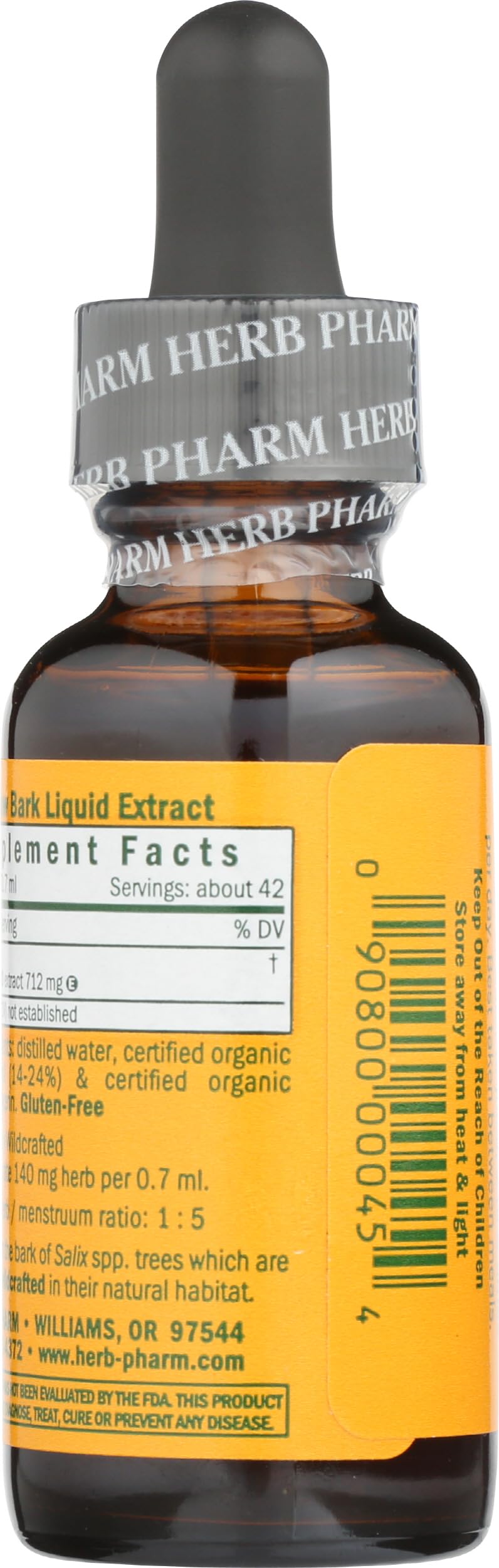 Herb Pharm Willow Bark Liquid Extract for Minor Pain - 1 Ounce (DWILL01) Herb Pharm buy supplements canada