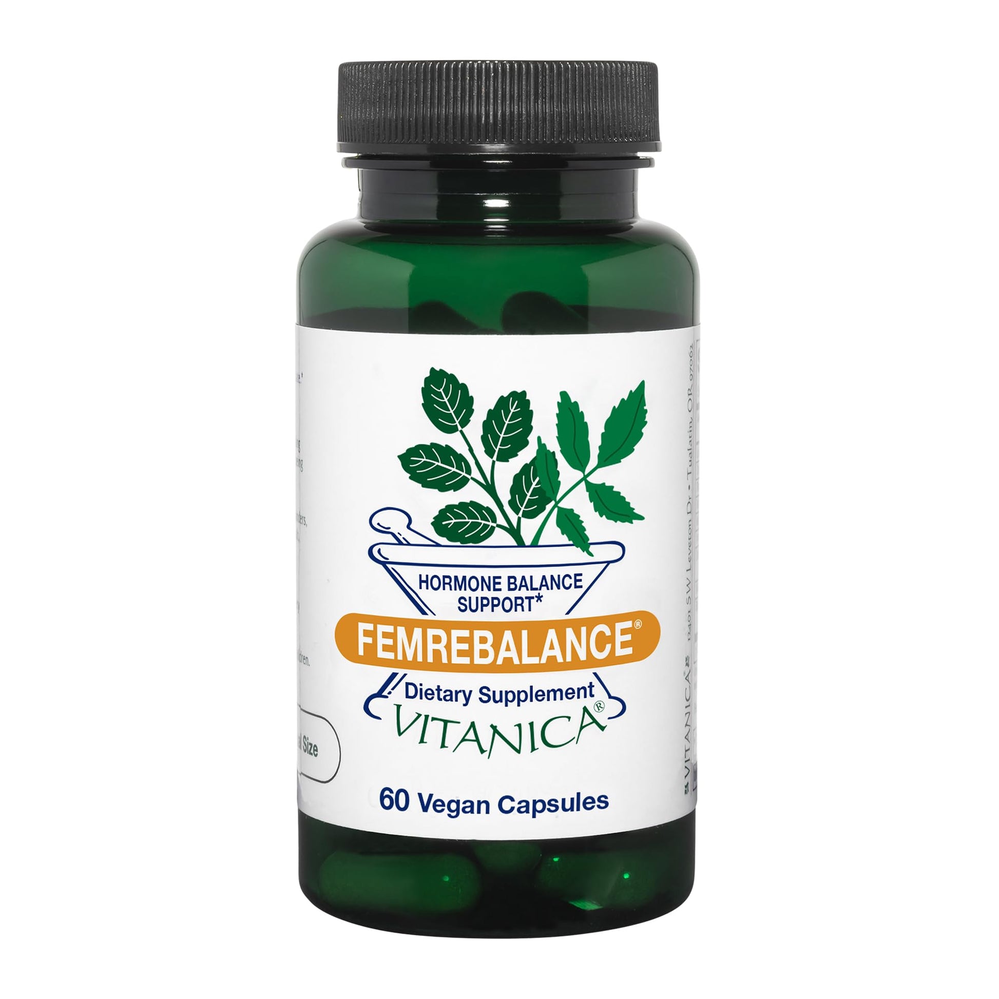 Vitanica FemRebalance, Hormone Balance Support for Women, Vegan, 60 Capsules Vitanica buy supplements canada