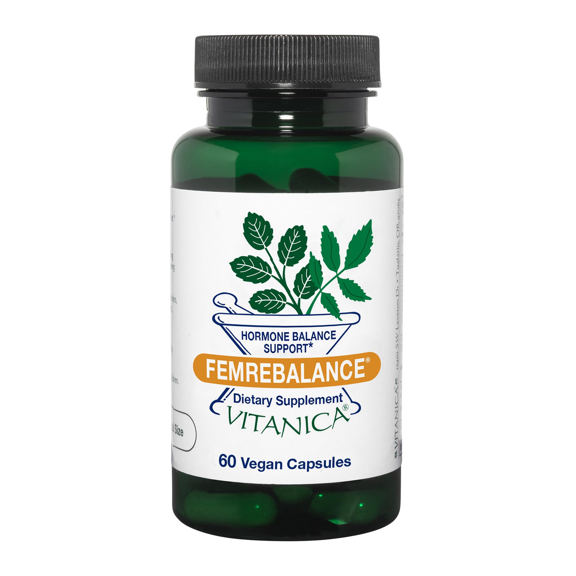 Vitanica FemRebalance, Hormone Balance Support for Women, Vegan, 60 Capsules Vitanica buy supplements canada