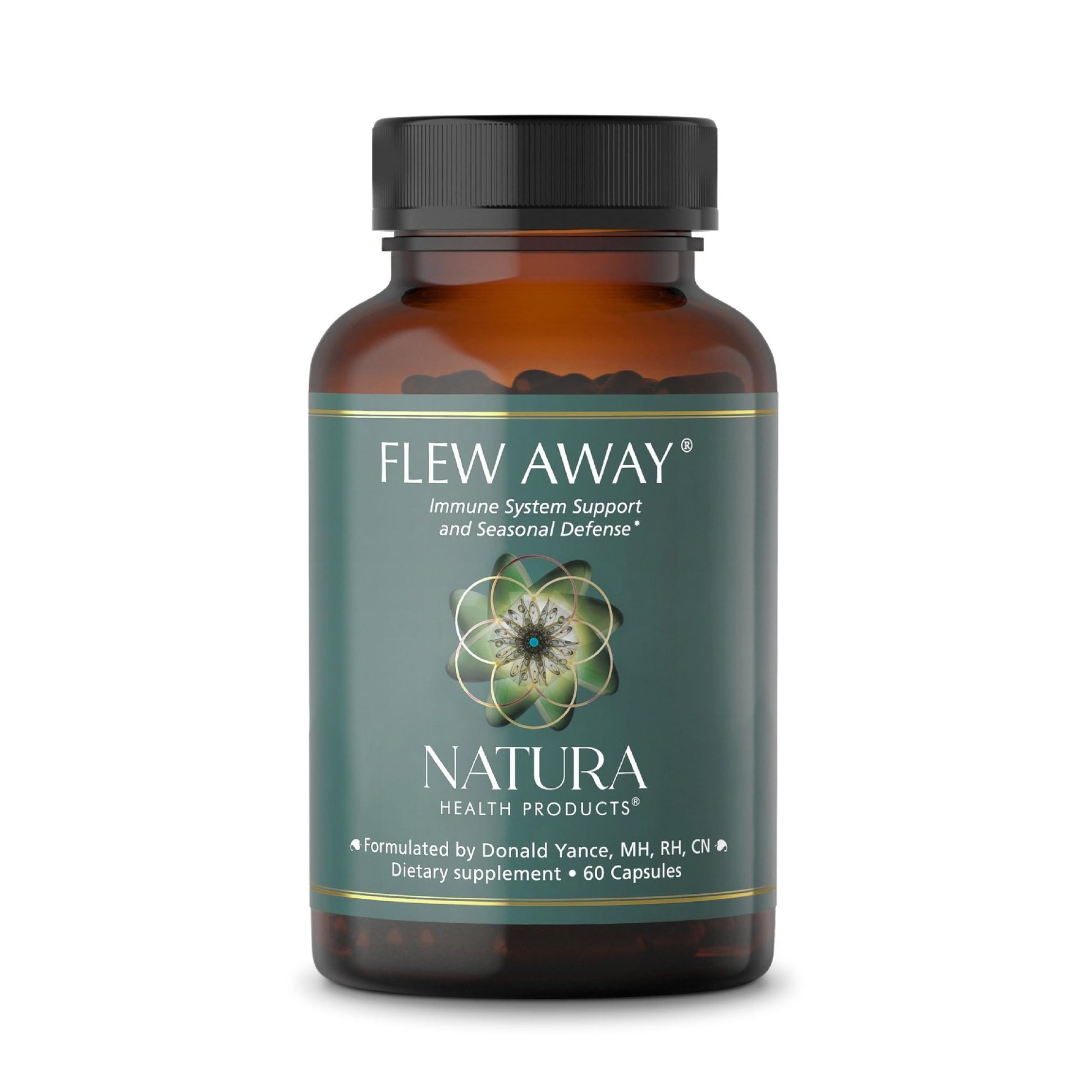 Natura Health Products Flew Away Supplement - Immune System Support & Seasonal Defense - Featuring Ginger, Elderberry, Propolis and Eucalyptus (60 Capsules) Natura Health Products buy supplements canada