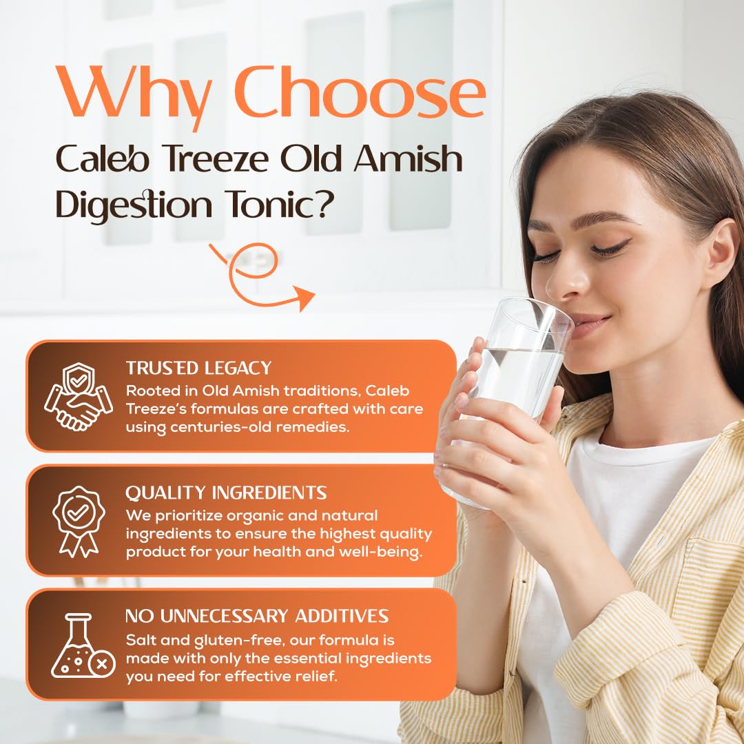 Old Amish Muscle and Digestion Tonic Pack (Formerly: Stops Leg Cramps and Stops Acid Reflux) with Apple Cider Vinegar Bundle by Caleb Treeze Caleb Treeze buy supplements canada