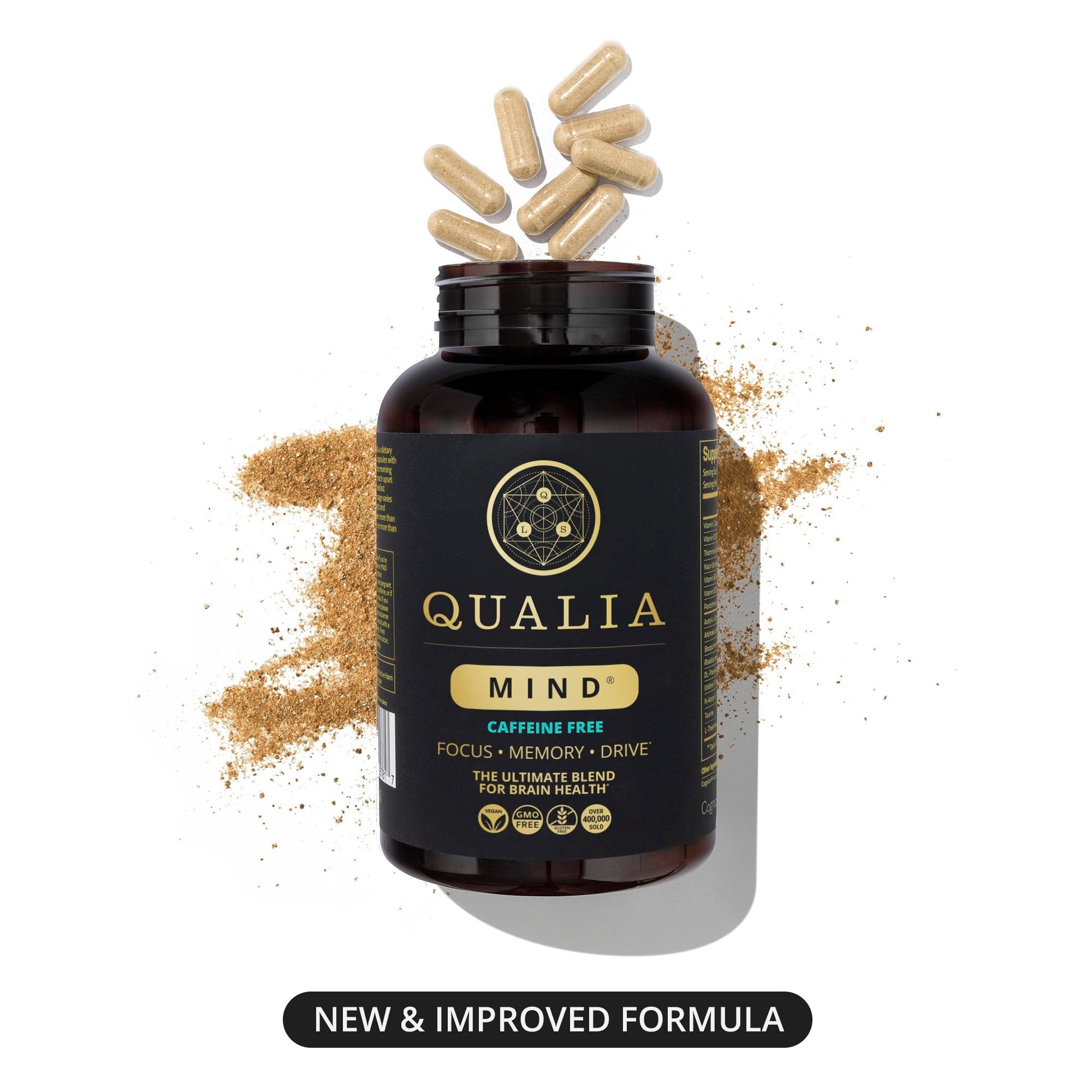 Qualia Mind (Caffeine Free) | The Ultimate Blend for Brain Health* | Doctor-Formulated Nootropic to Fuel Focus & Concentration* | Supports Long Term Brain Health| Maintain Drive & Productivity QUALIA LIFE SCIENCES buy supplements canada