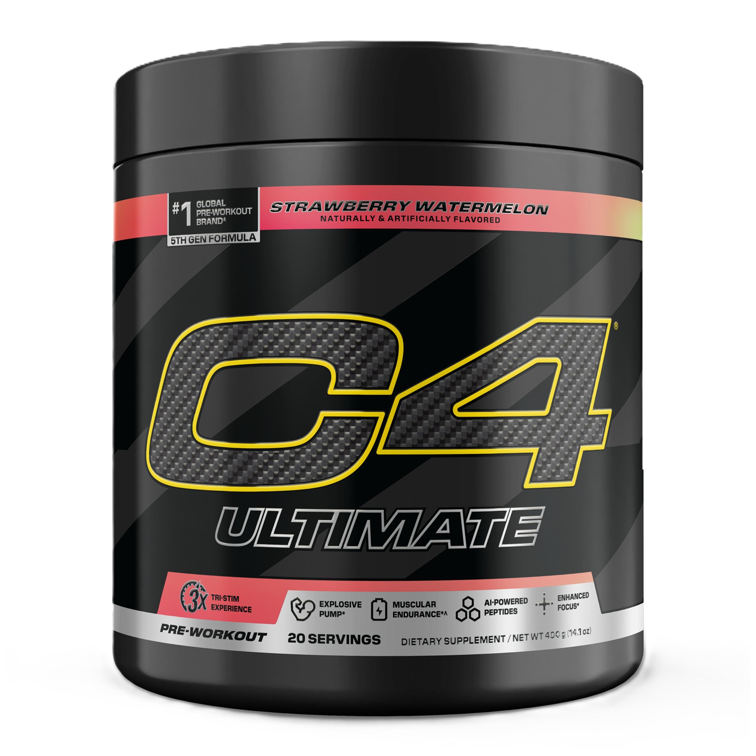 C4 Ultimate Pre Workout Powder Watermelon - Sugar Free Preworkout Energy Supplement for Men & Women - 300mg Caffeine + 3.2g Beta Alanine C4 buy supplements canada