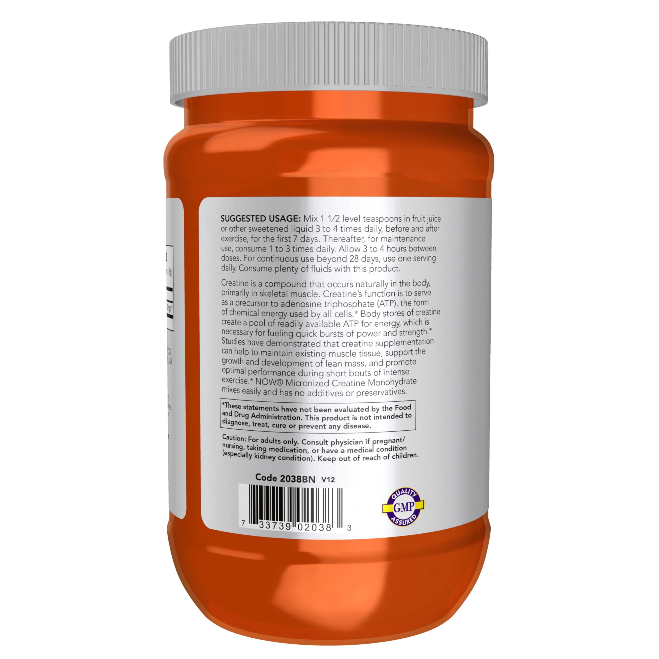 NOW Foods Sports Nutrition, Micronized Creatine Powder 500 g, Mass Building*/Energy Production*, 1.1-Pound NOW Foods buy supplements canada