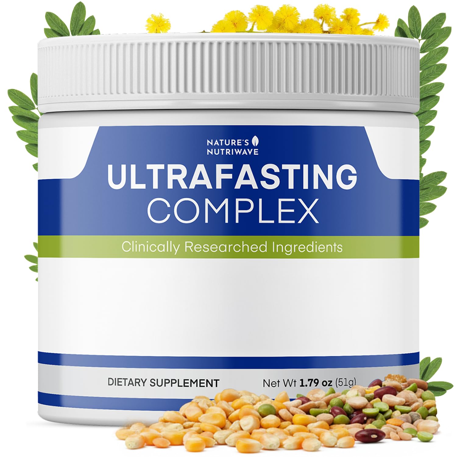 Nature’s NutriWave UltraFasting Complex Powder – Natural Supplement with Niacin, Vitamin B12 & Chromium – Made in the USA,Non-GMO, Easy-to-Use, 1 Month Supply, 1.79oz, 51g Nature’s NutriWave buy supplements canada