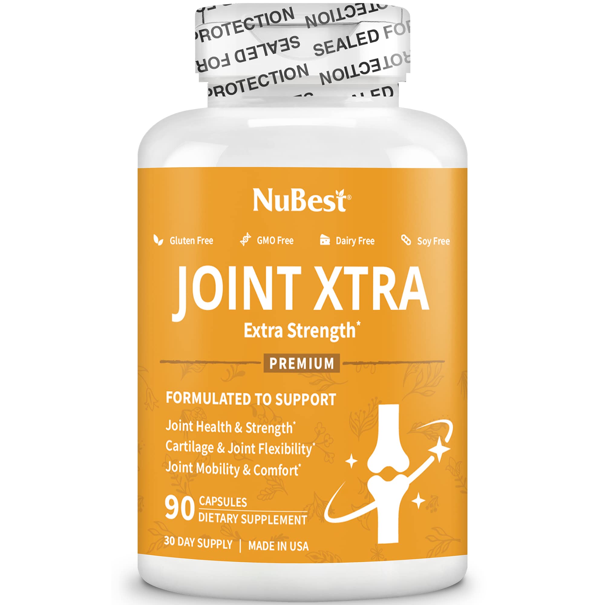 NuBest Joint Xtra - Joint Support Supplement | Joint Health Formula with Triple Joint Strength - Glucosamine, Chondroitin, Turmeric, MSM | 1 Month Supply NuBest buy supplements canada