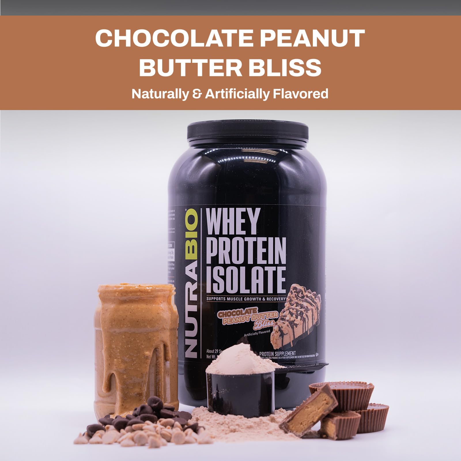 NutraBio Whey Protein Isolate Supplement – 25g of Protein Per Scoop with Complete NutraBio buy supplements canada