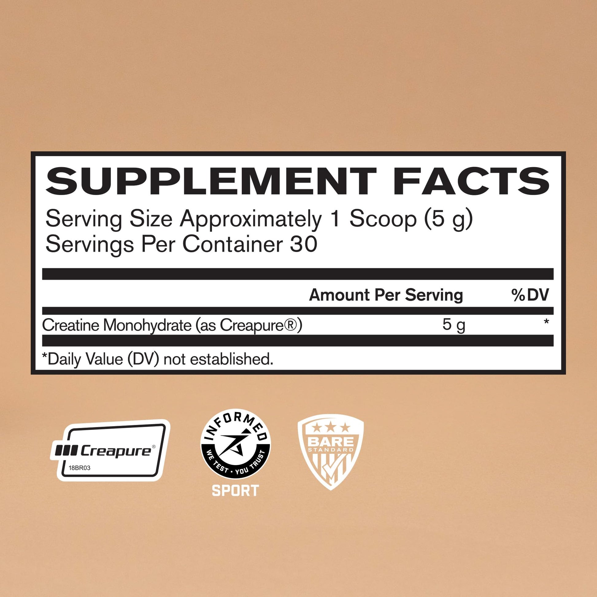BARE PERFORMANCE NUTRITION, BPN Pure Creatine Monohydrate Powder by Creapure, 5g of Creatine per Serving, Supports Muscle Growth BARE PERFORMANCE NUTRITION buy supplements canada