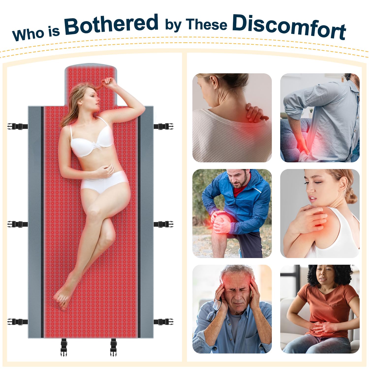 Red Light Therapy for Body - Full Body Red Light Therapy Mat, 71.0x33.30in, 2570Pcs 660nm Kaoudt buy supplements canada
