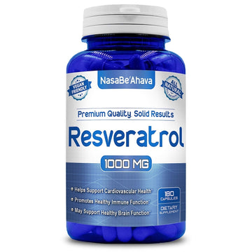 NASA Beahava 100% Pure Resveratrol - 1000mg Per Serving Max Strength (180 Capsules) NasaBeahava buy supplements canada
