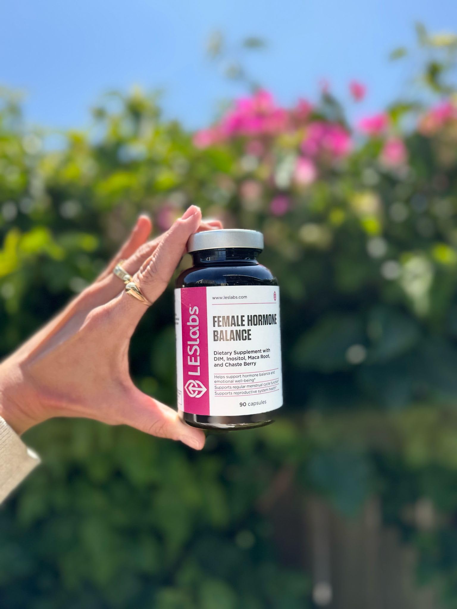 LES Labs Female Hormone Balance Supplement – Hormone Support for Women with Inositol, DIM, Vitex, Chaste Tree, Vitamin B6 & Folate – Menstrual Cycle & Fertility Support – 90 Capsules – Non-GMO LES Labs buy supplements canada