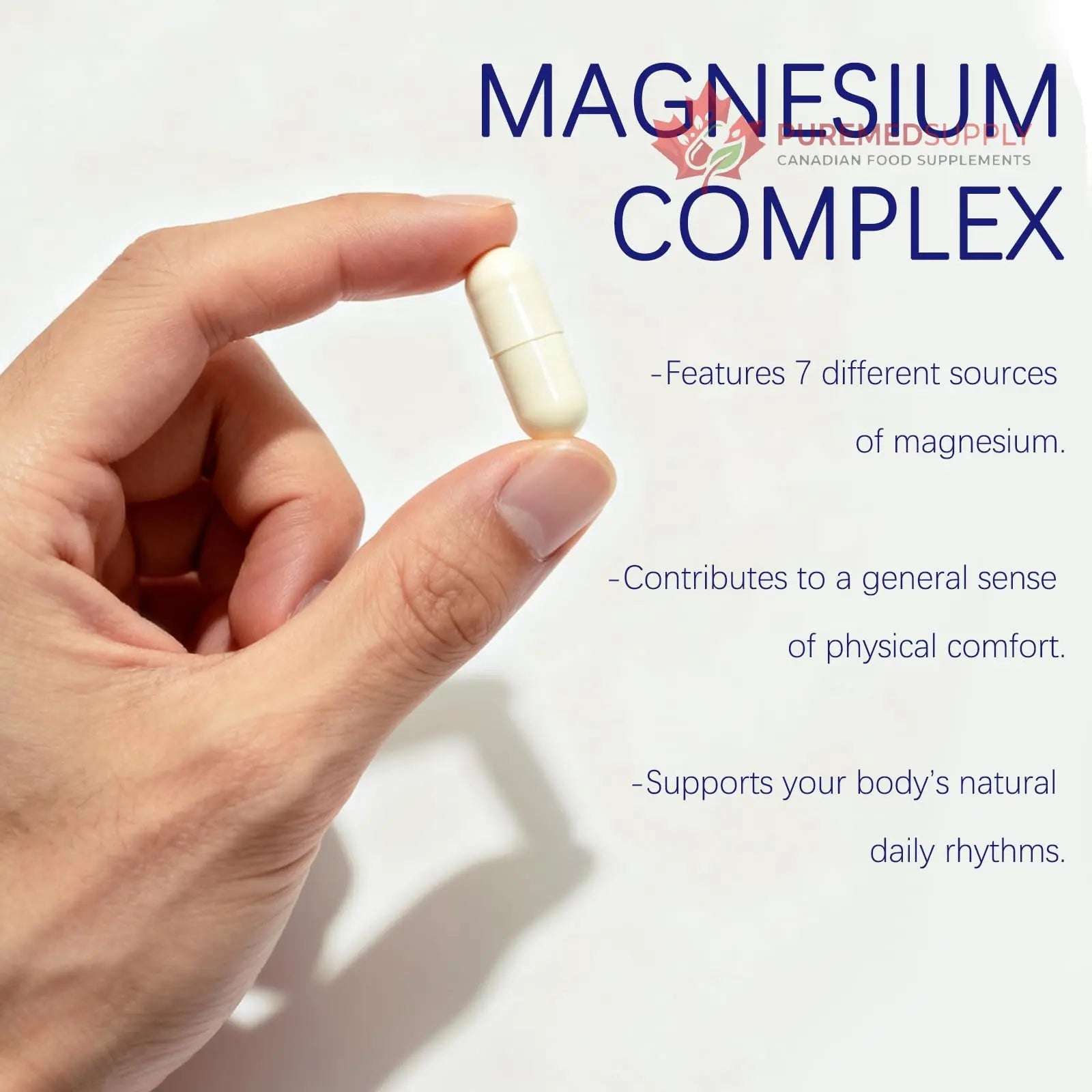 Magnesium Complex 1000mg - 7-in-1 Supplement with Glycinate, Citrate & Malate - Supports Muscle Relaxation, Sleep, Heart Health - High Absorption Capsules, 90 Count (1) CellJuvMax buy supplements canada