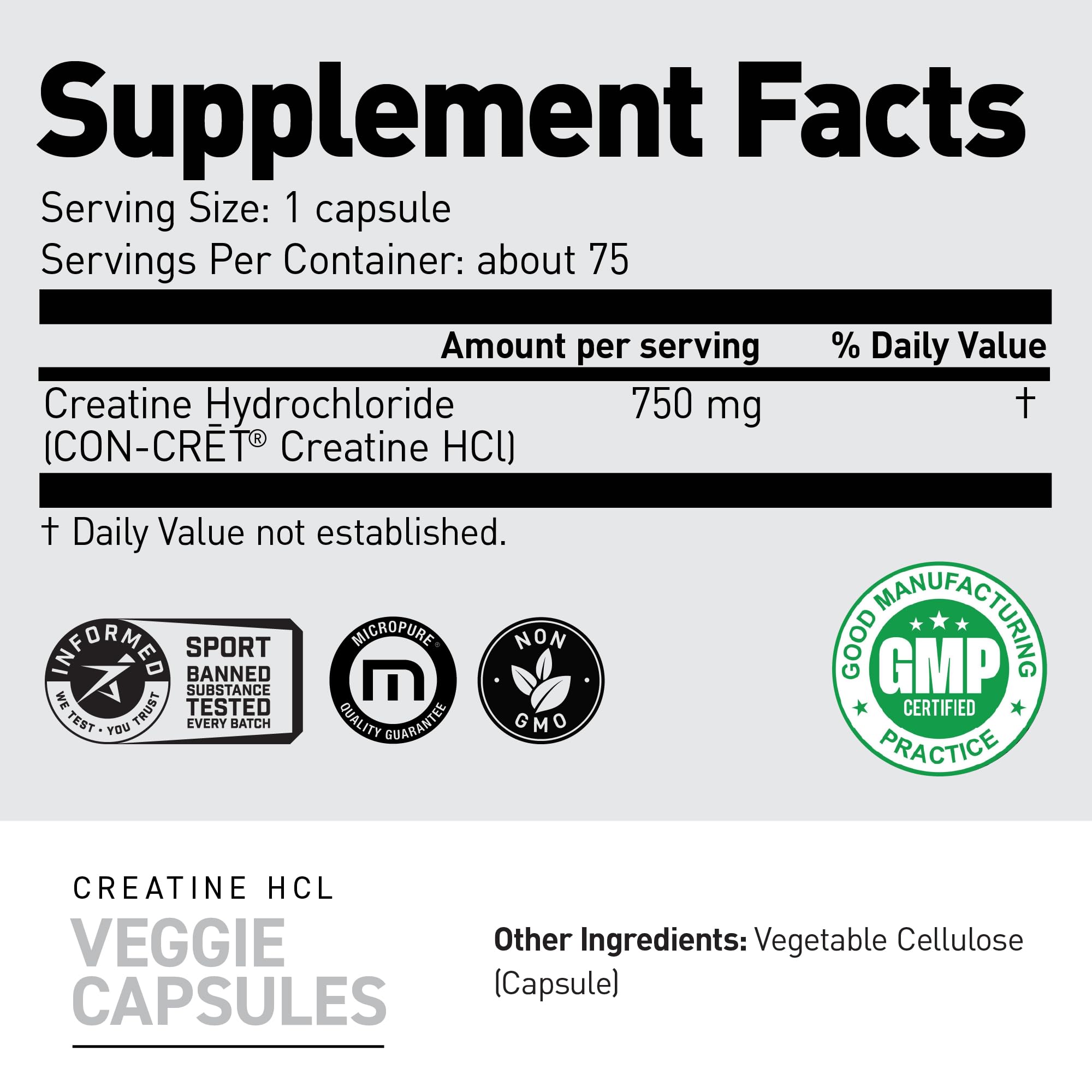 Kaged Creatine HCl Capsules | 7X Concentrated vs Mono | Muscle Building & Recovery | High Absorption | No Bloating | Creatine for Men & Women Kaged buy supplements canada