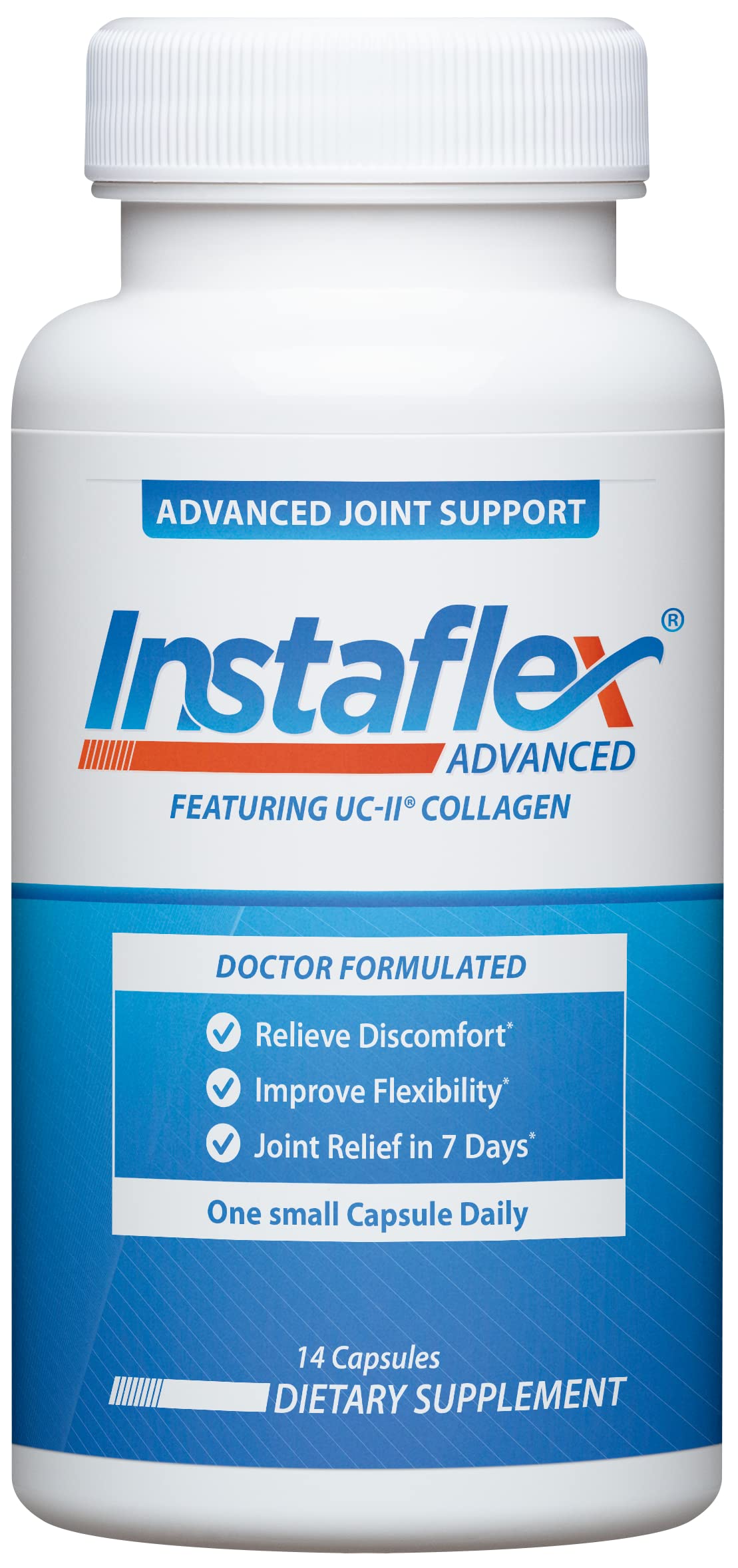 Instaflex Advanced Joint Support - Doctor Formulated Joint Relief Supplement, Featuring Collagen & 5 Other Joint Discomfort Fighting Ingredients - 14 Count Instaflex buy supplements canada
