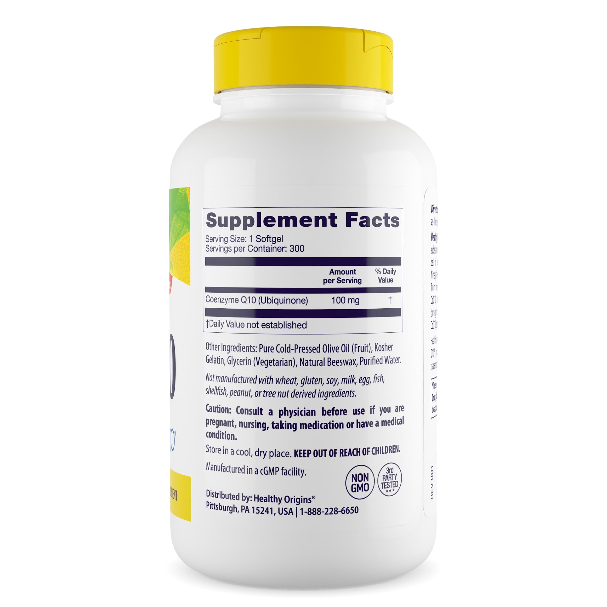 Healthy Origins Natural CoQ10 (Kaneka Q10), 100 mg - Heart Health & Energy Supplement Healthy Origins buy supplements canada