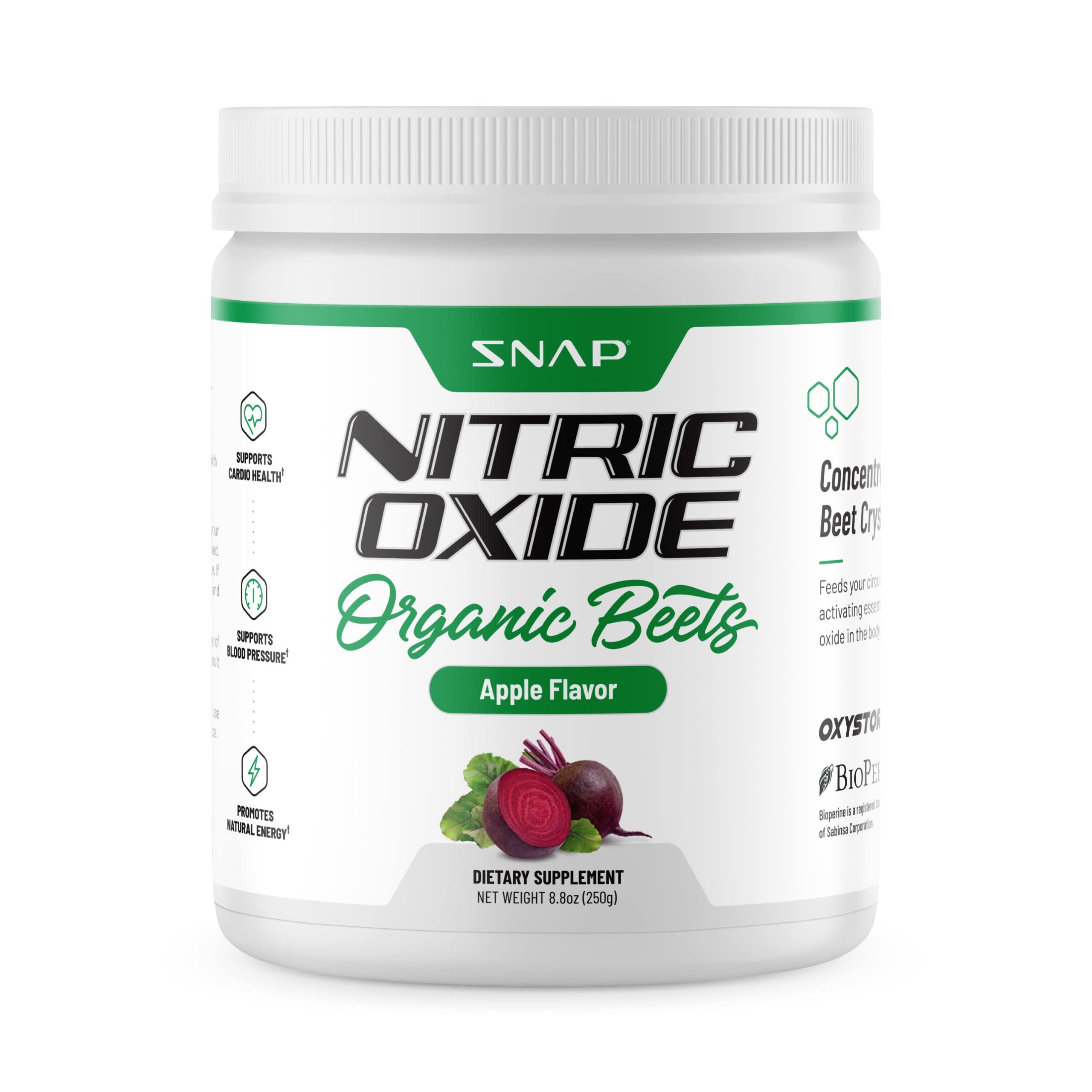 Snap Supplements USDA Organic Beet Root Powder, 3-in-1 Nitric Oxide Supplement Snap Supplements buy supplements canada