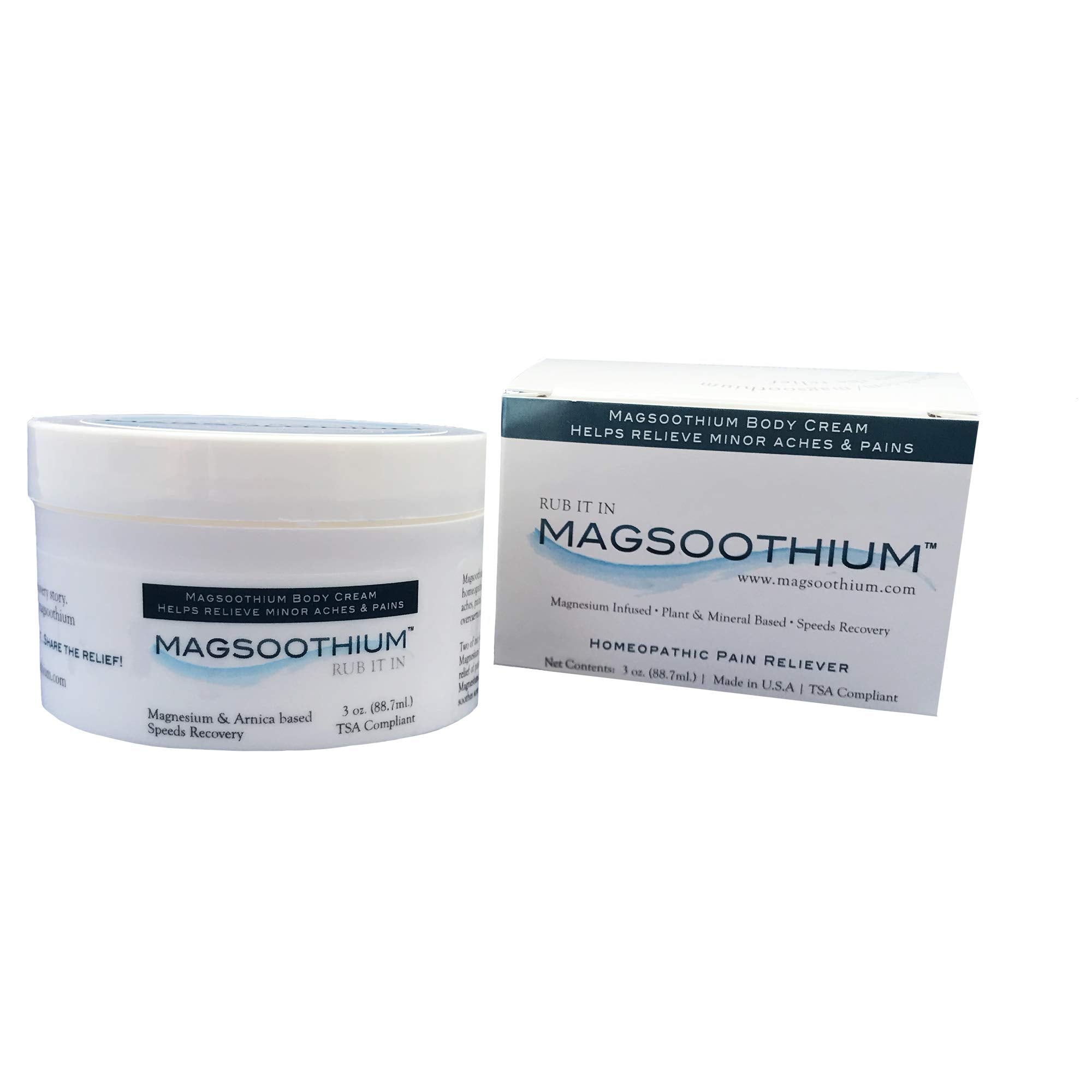 Magsoothium Original Recovery Balm- Magnesium Sulfate/Arnica Recovery Balm hephboard buy supplements canada