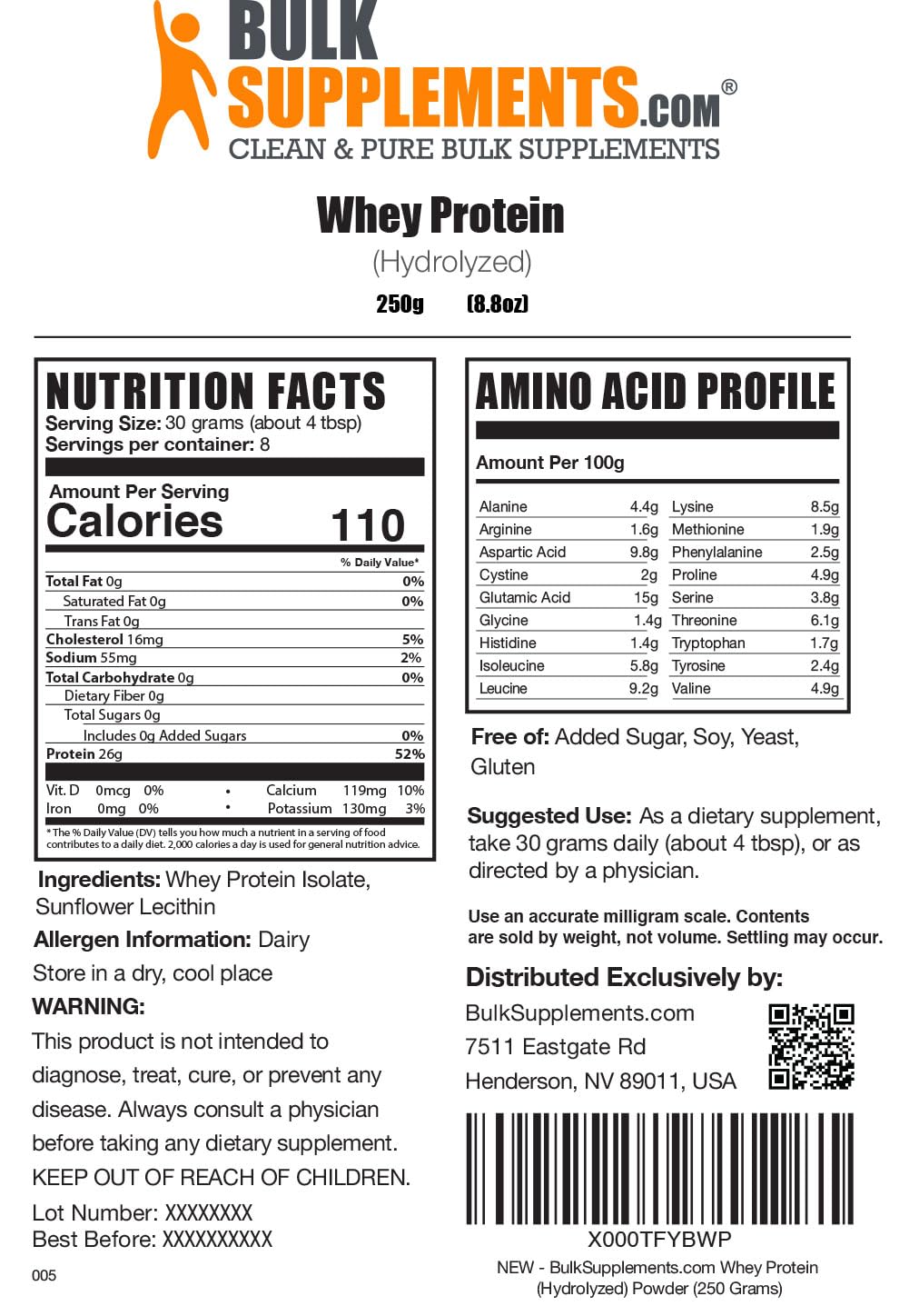 BULKSUPPLEMENTS.COM Hydrolyzed Whey Protein Isolate - Isolate Protein Powder BULKSUPPLEMENTS.COM buy supplements canada