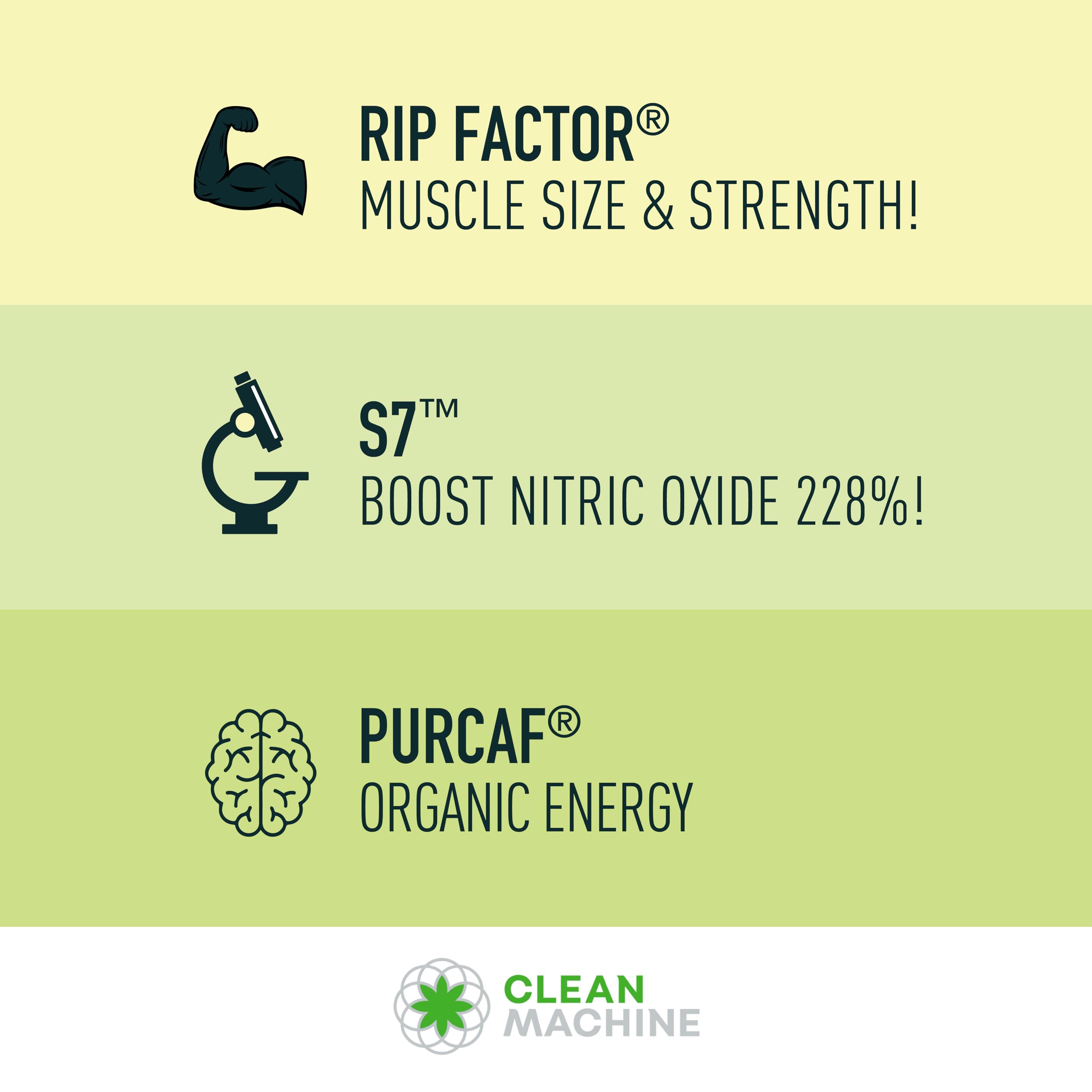 CLEAN MACHINE N10s - Plant Based Vegan Preworkout Powder - 3 Clinically Tested CLEAN MACHINE buy supplements canada