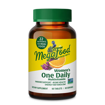 MegaFood Womens Multivitamin One Daily - Multivitamin for Women - Vitamin C, Vitamin D, Iron & B Vitamins - Bone, Energy Metabolism & Immune Support MegaFood buy supplements canada
