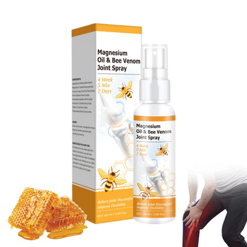 Loicwoo Magnesium Oil & Bee Venom Joint Spray, Magnesium Spray, Magnesium Joint Sprays for Relax Muscle Joints, Bee Venom Sprays for Back, Knee, Hands, Neck (1 PCS,100ML) Loicwoo buy supplements canada